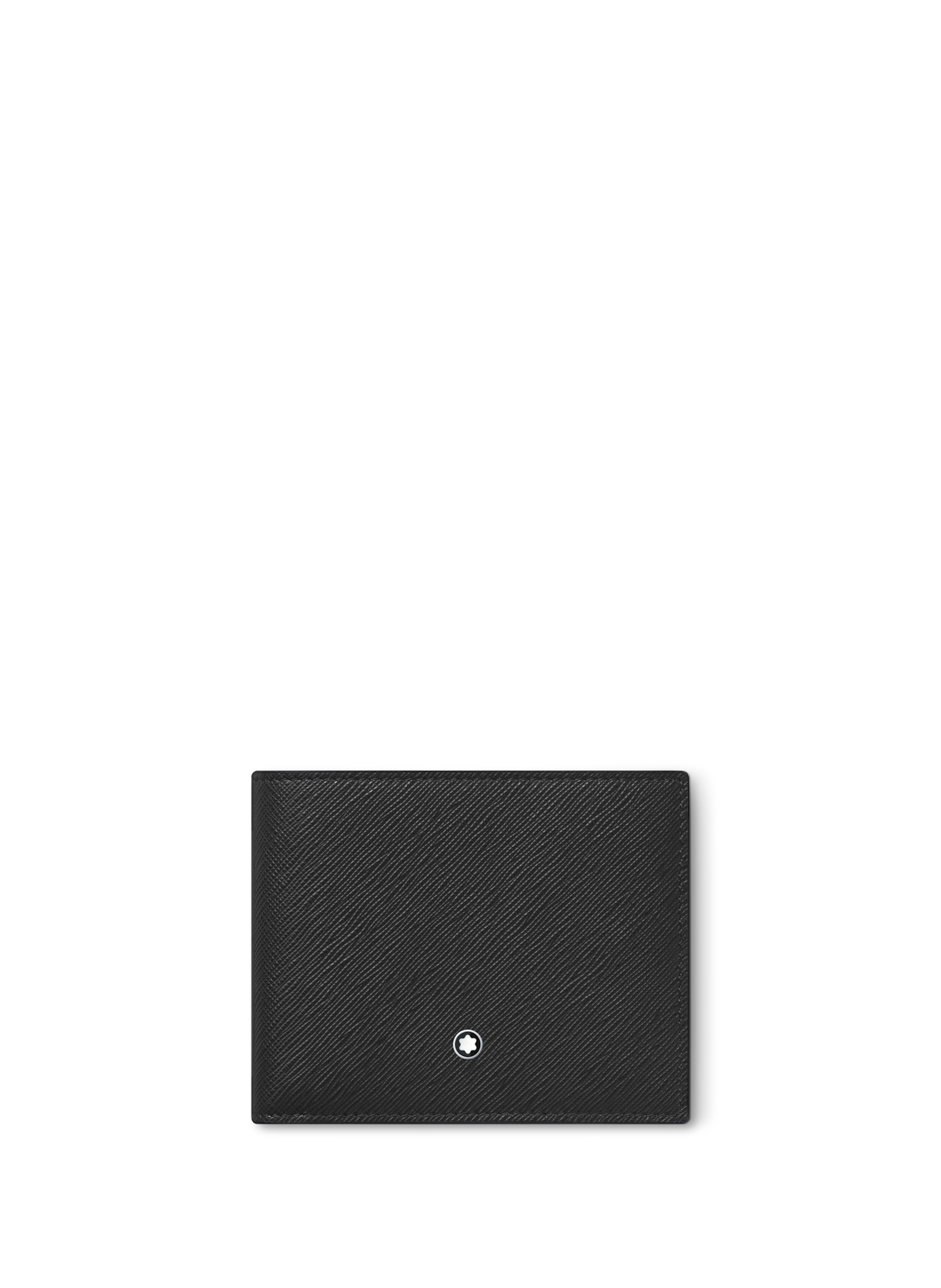 Textured leather wallet MONTBLANC Black