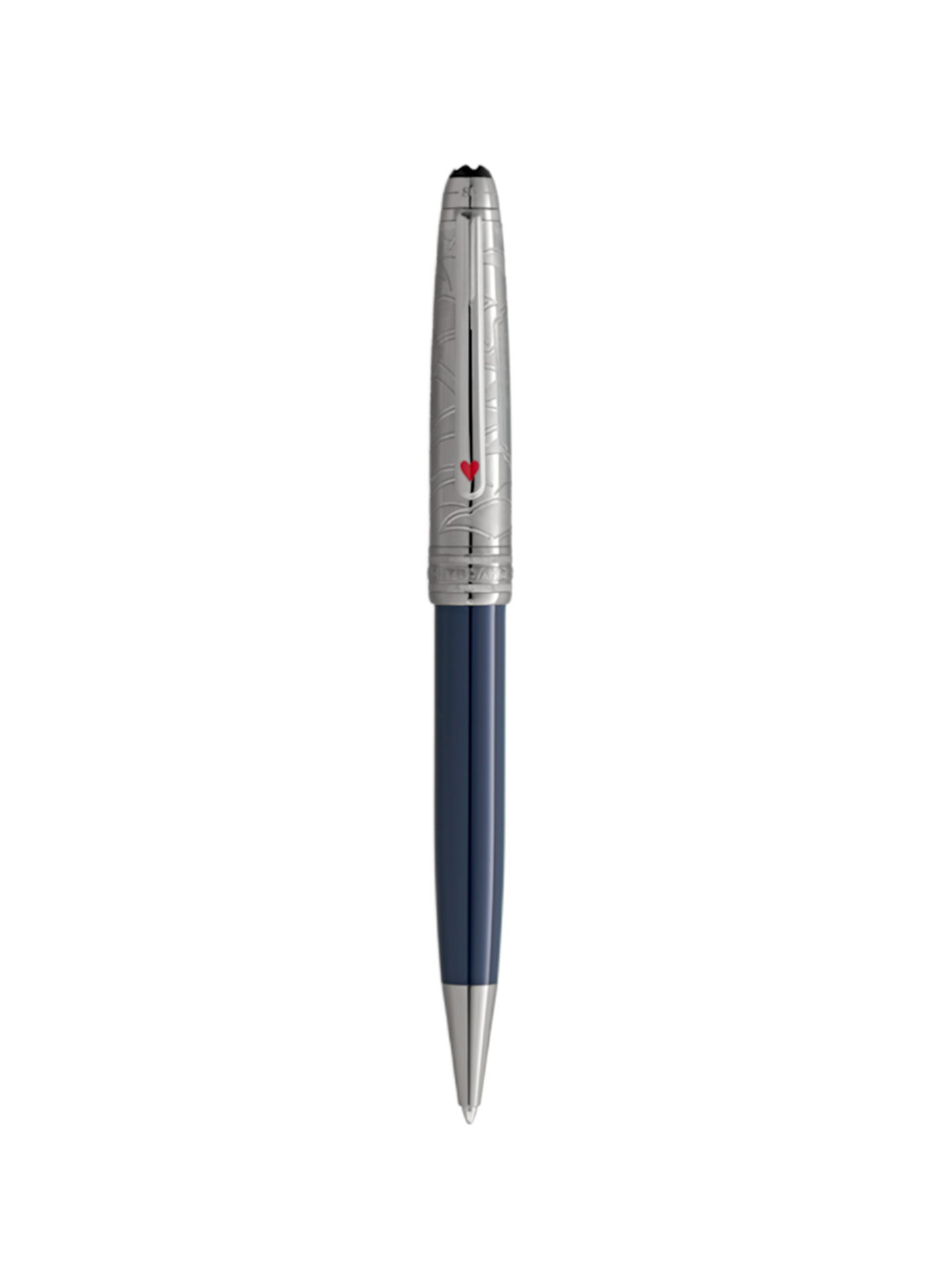 Luxurious resin ballpoint pen MONTBLANC Blue