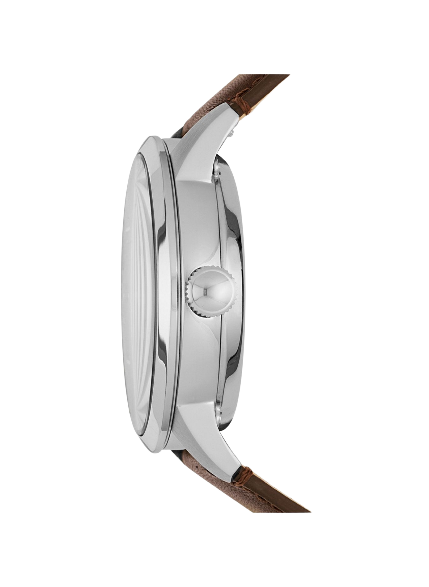 Montre Townsman bracelet en cuir FOSSIL Bleu