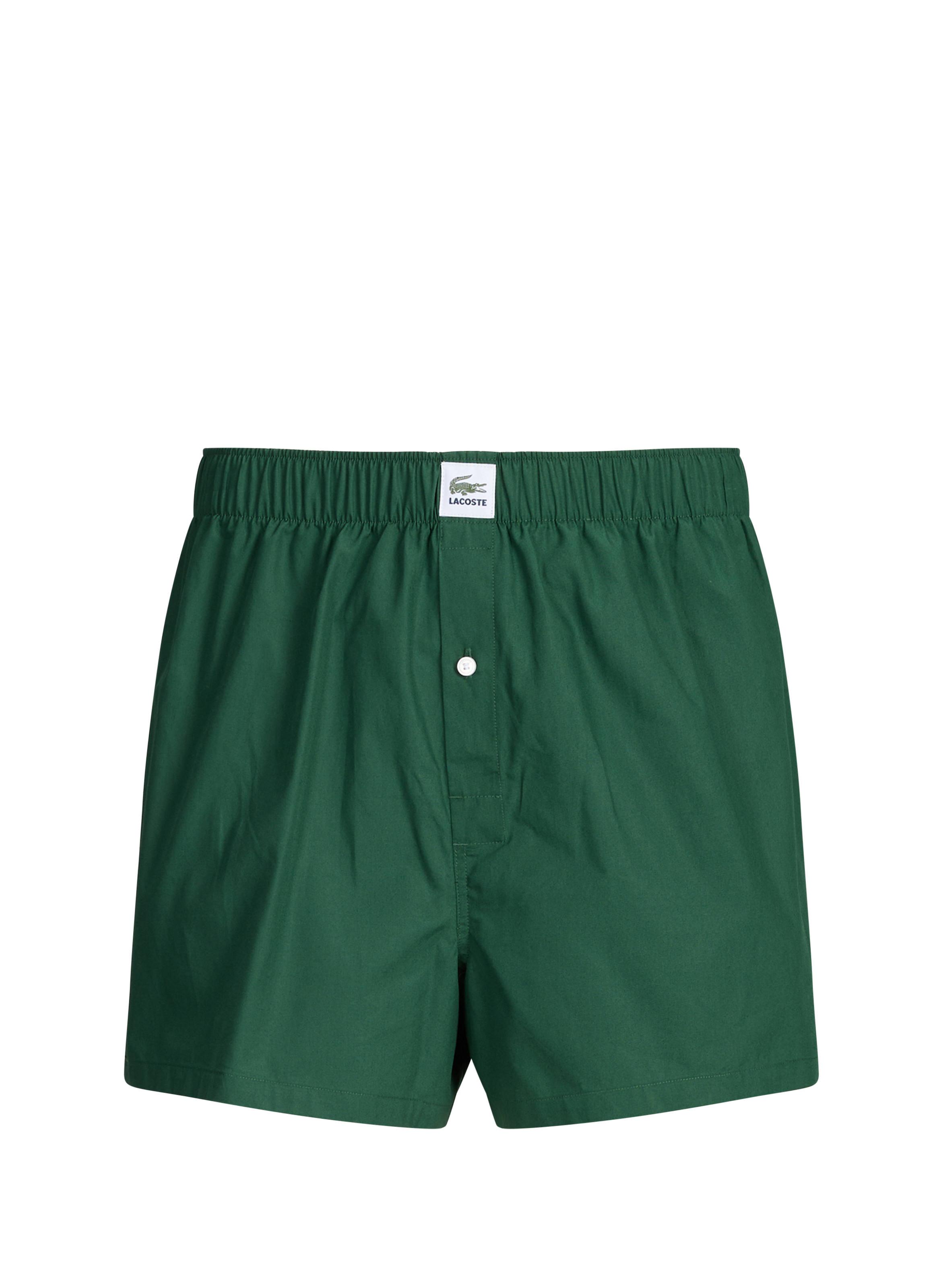 Lot de 2 caleçons en coton LACOSTE Vert
