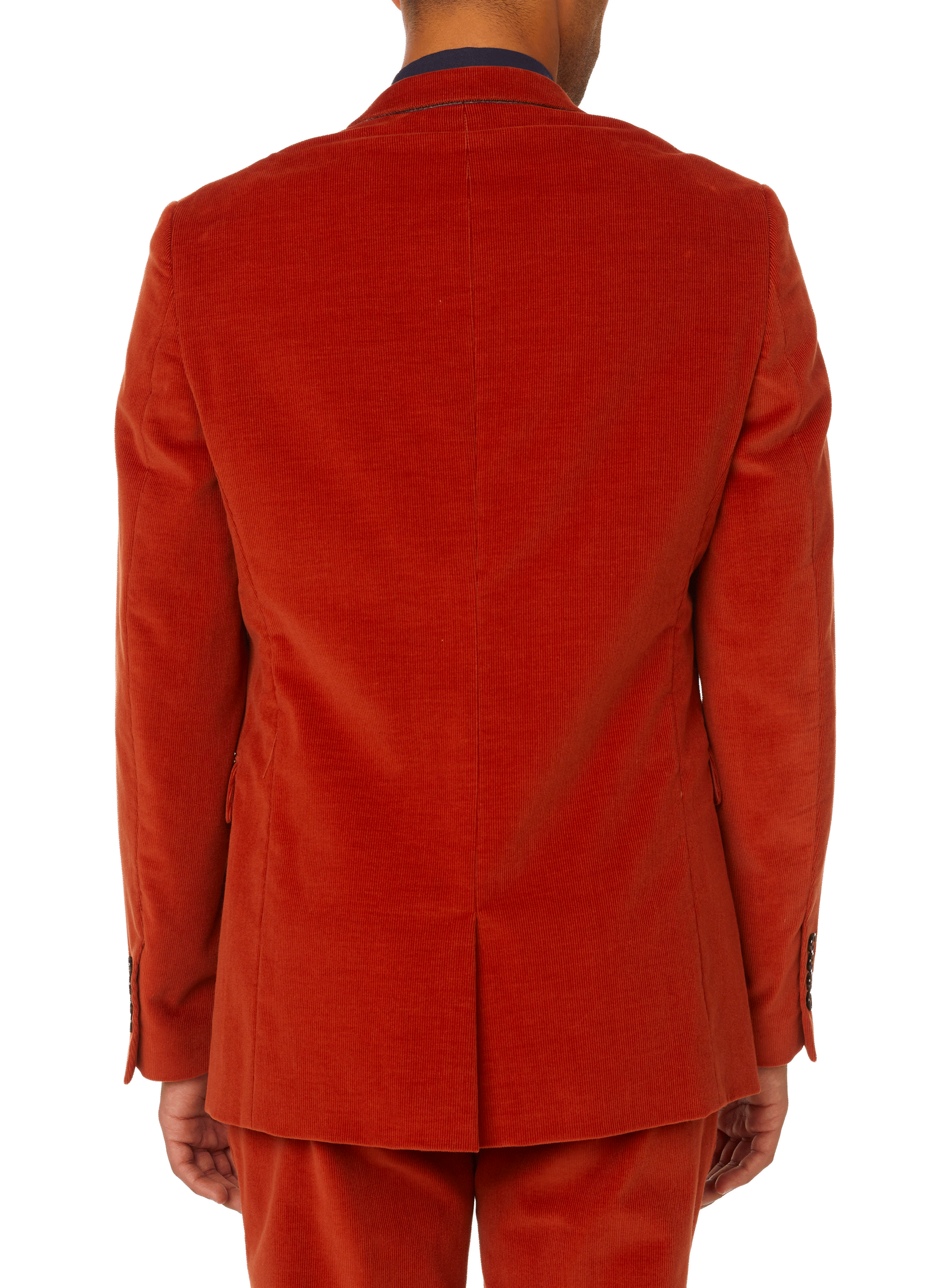 Veste en velours côtelé SAISON 1865 Orange