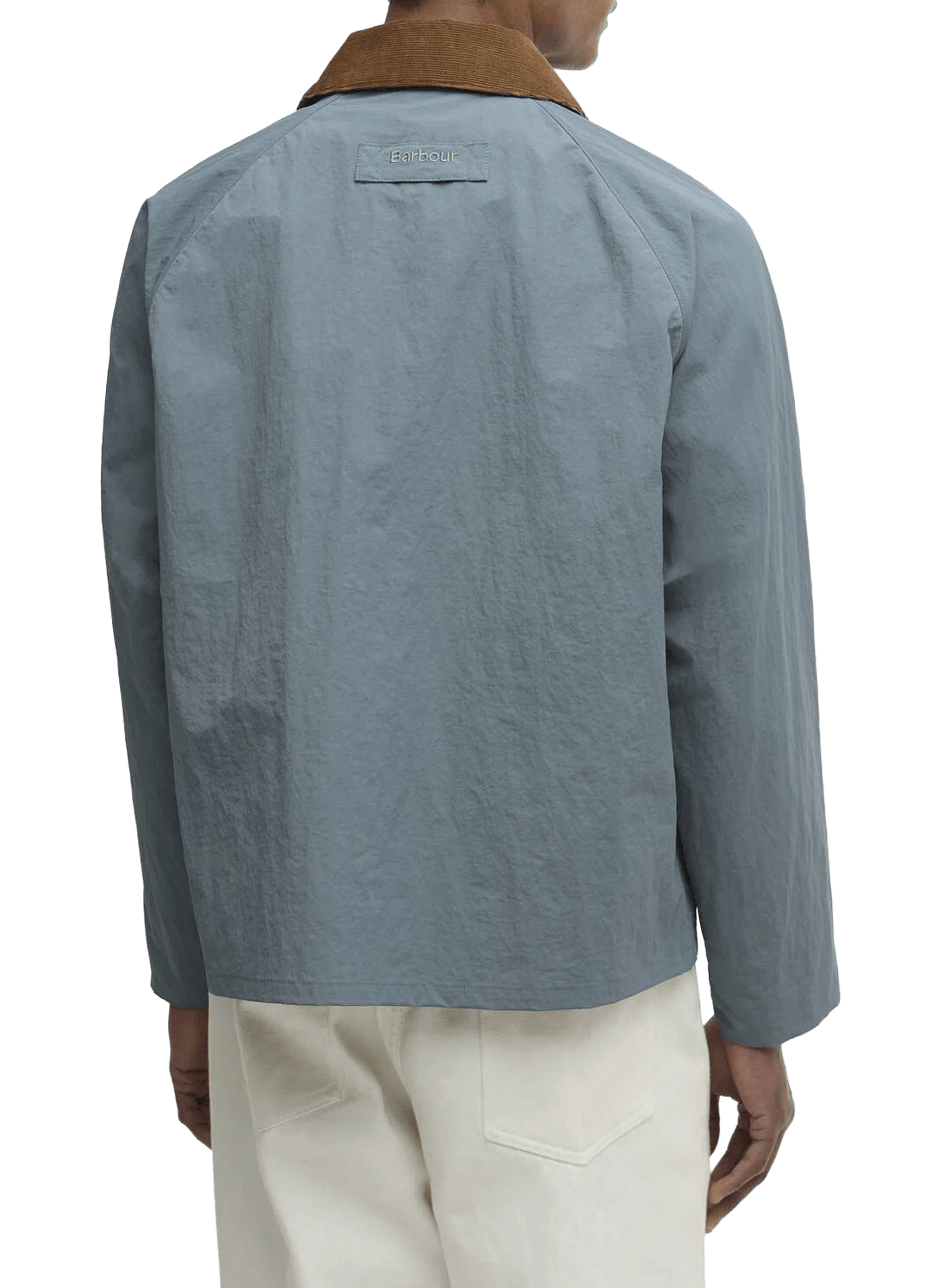 Veste droite col boutonné BARBOUR Bleu