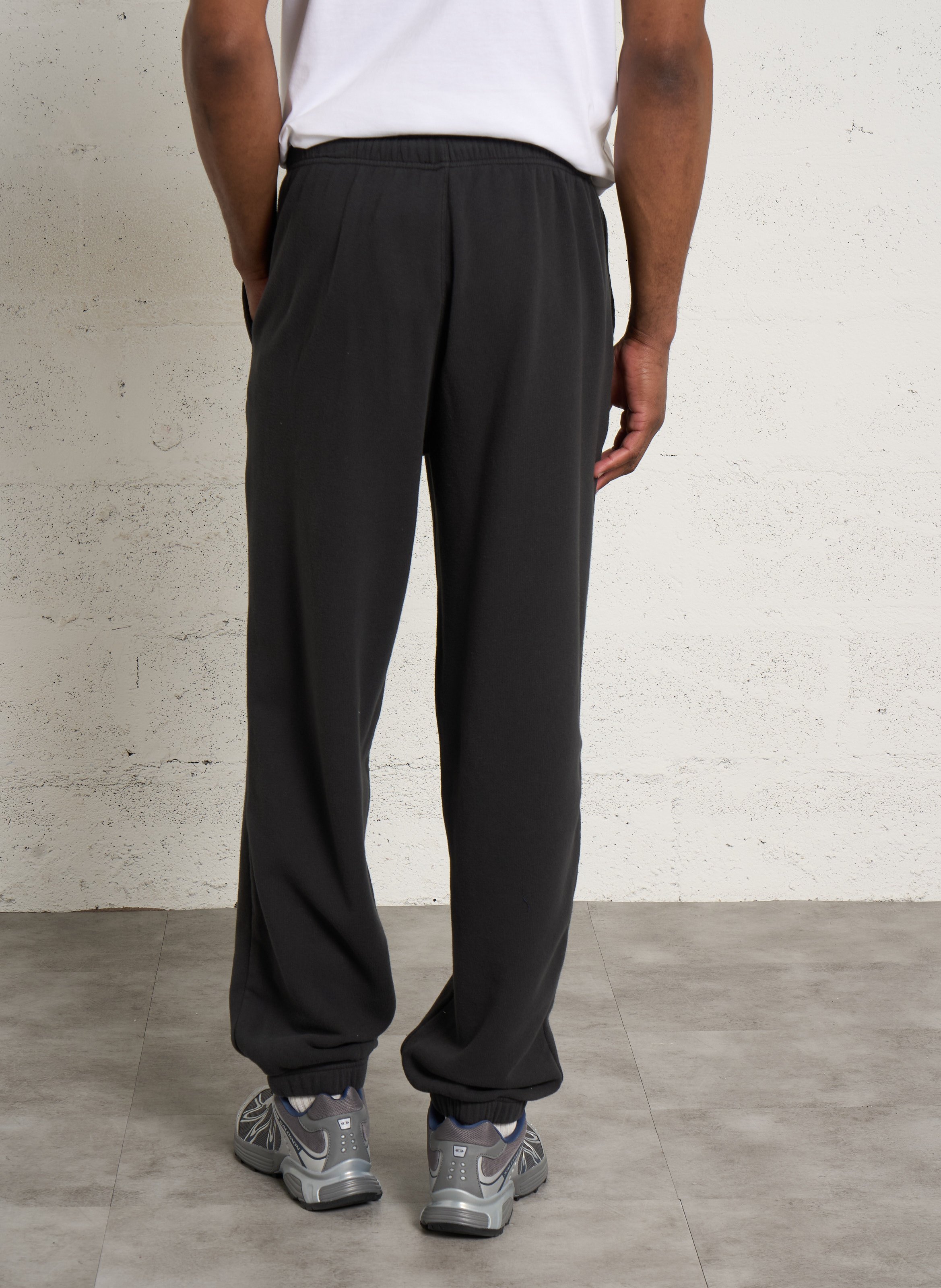Jogging ample en coton stretch atubay-b AMERICAN VINTAGE Noir