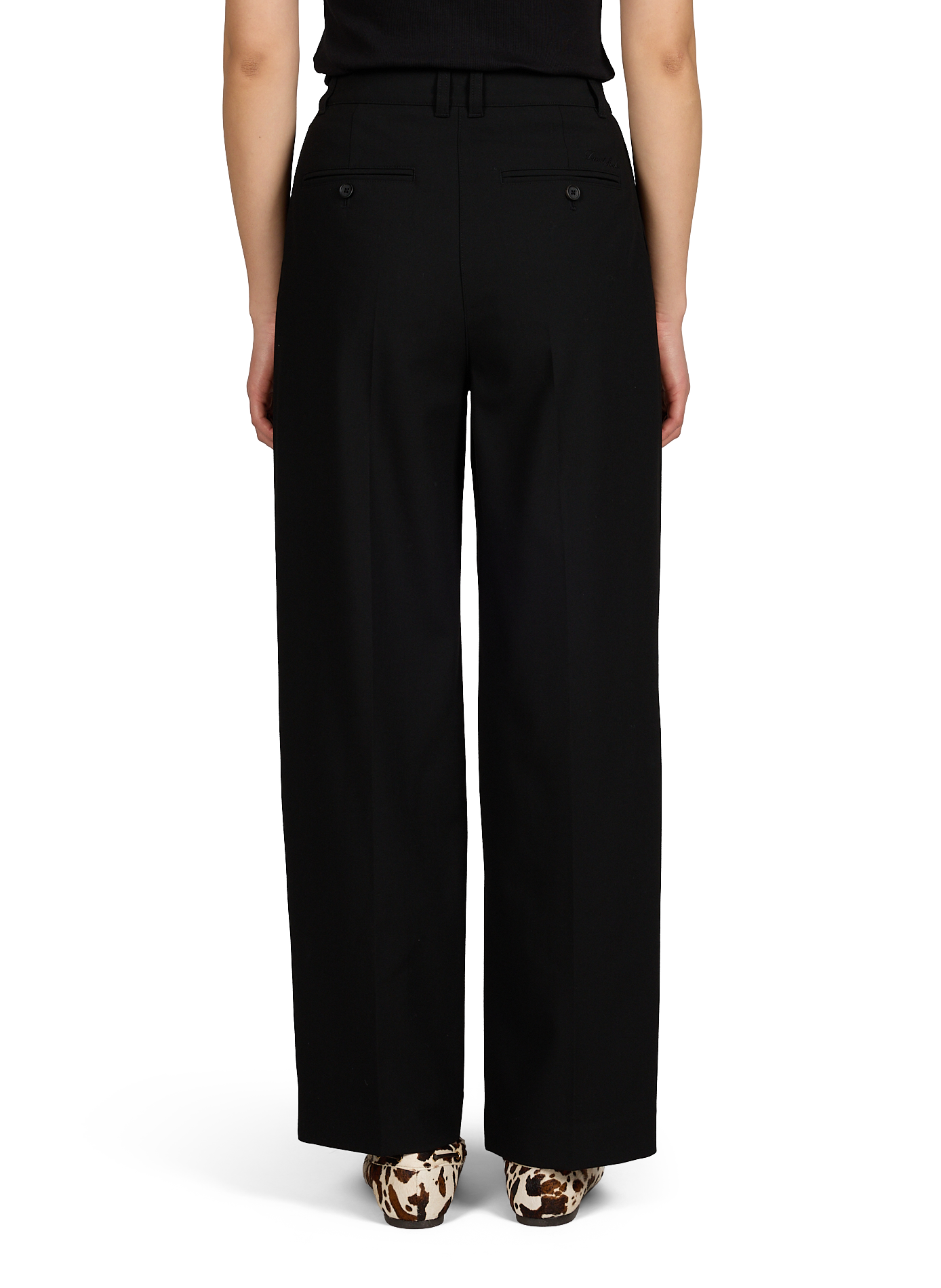 Pantalon cigarette uni DUNST Noir