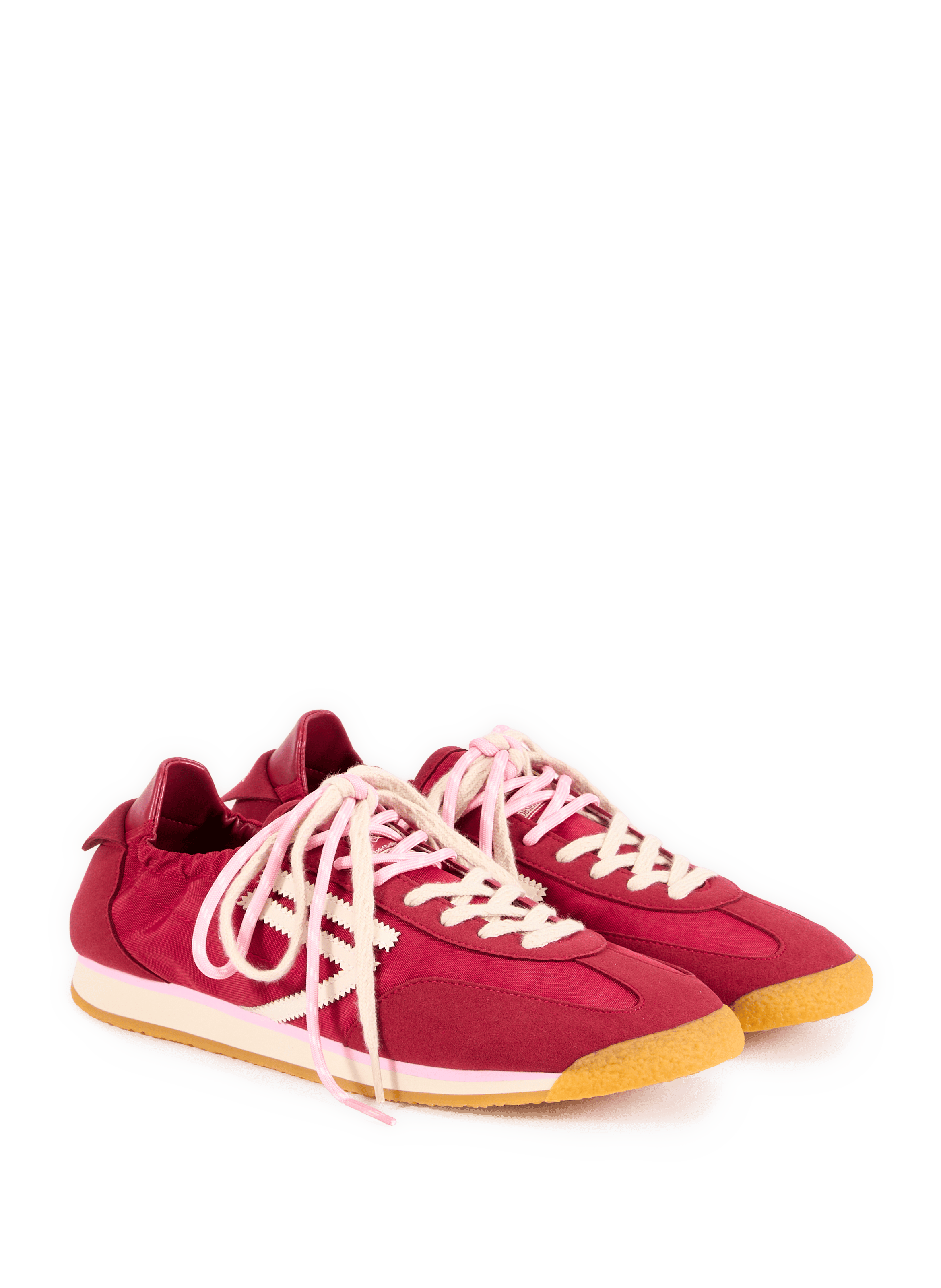 Baskets Panther double lacets PURAAI Rouge