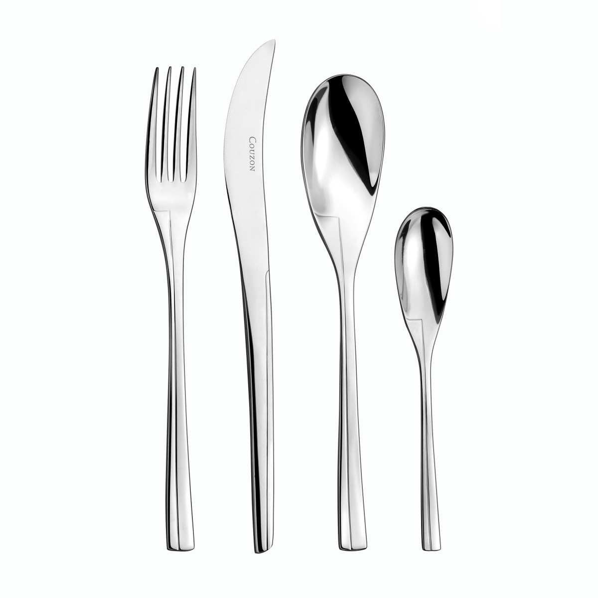 Persane - 24 couverts de table avec support de rangement nomade COUZON Argent