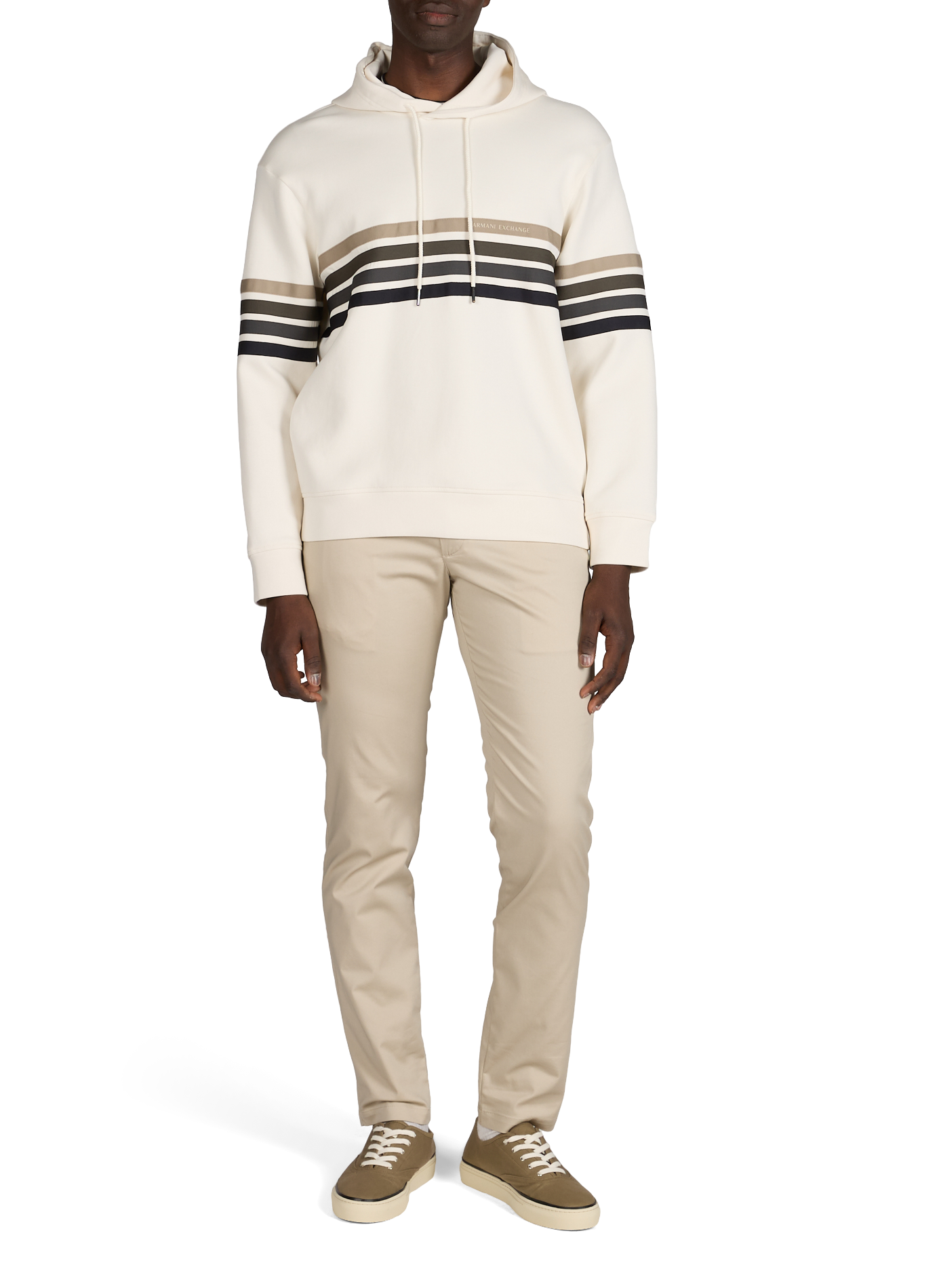 Cotton chino trousers ARMANI EXCHANGE Beige