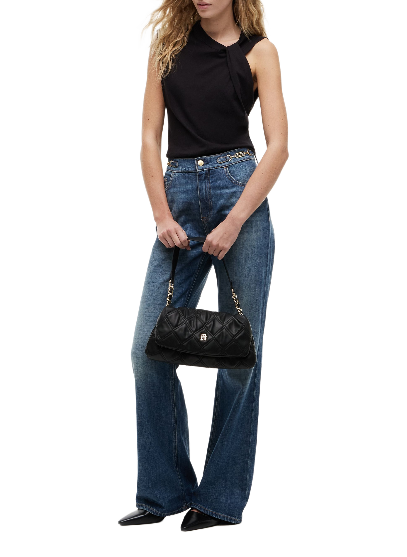 Shoulder bag TOMMY HILFIGER Black
