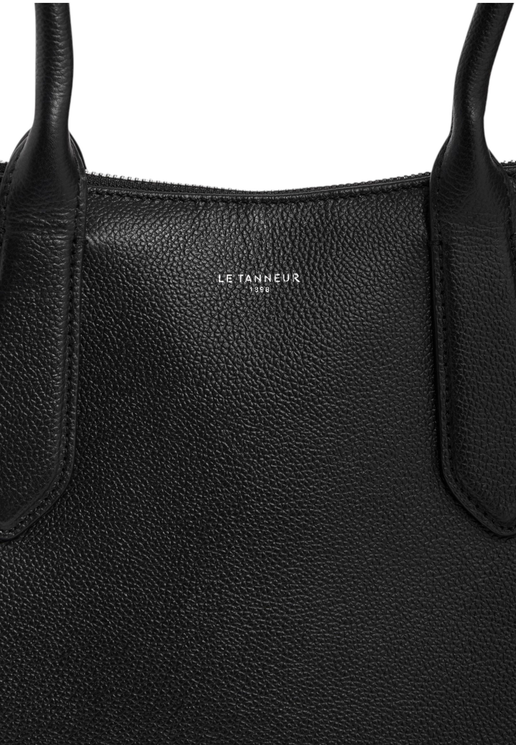 Porte documents 14" apolline en cuir grainé LE TANNEUR Noir