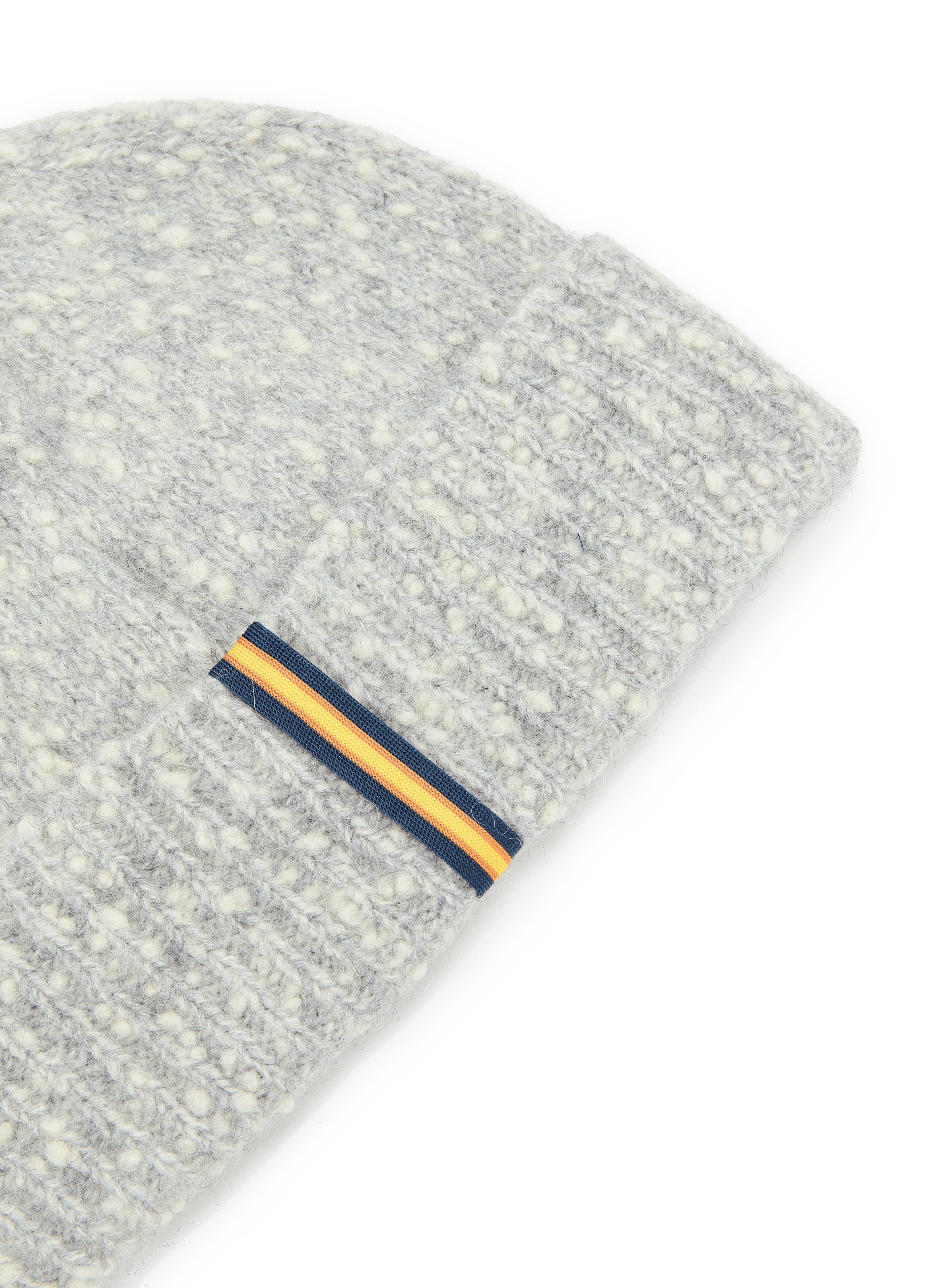 Bonnet Cocoune en maille côtelée de laine mélangée K-WAY Gris