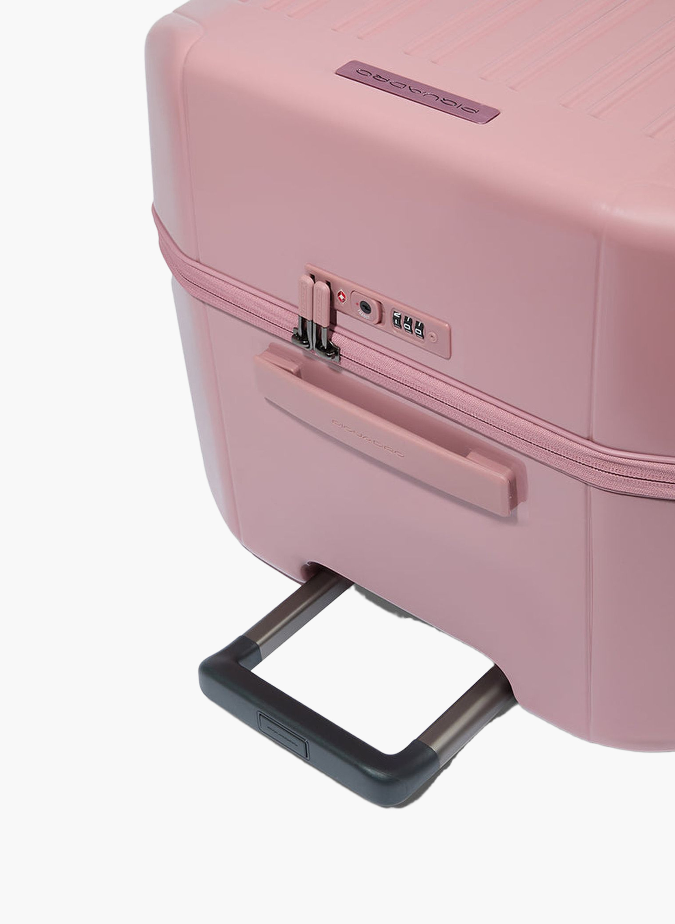 Valise soute à 4 roues format trunk PIQUADRO Rose