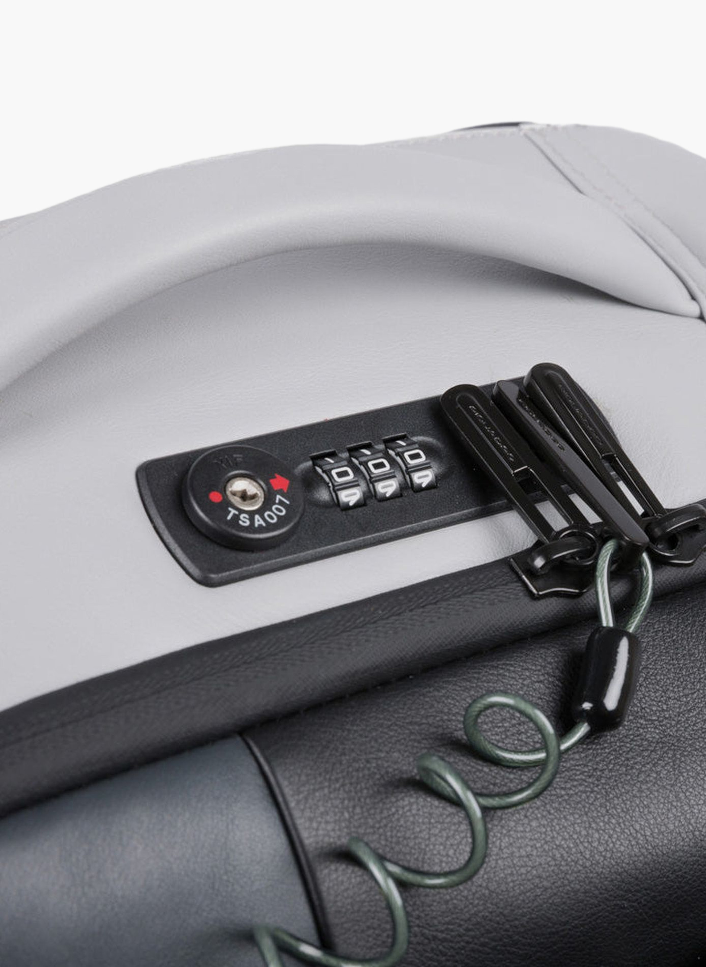 Backpack-convertible leather cabin suitcase 15.6" PIQUADRO Grey