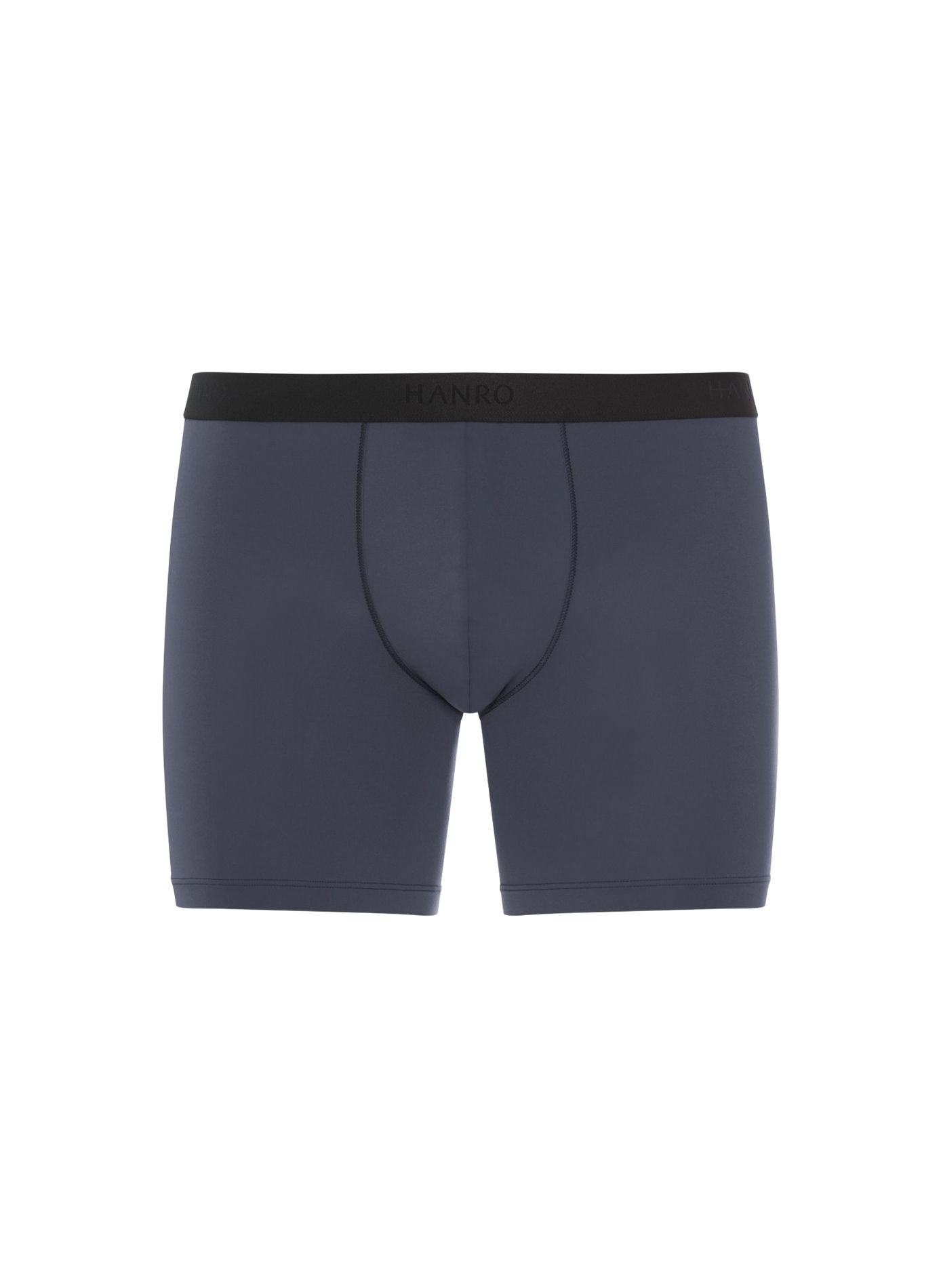 Boxer uni à ceinture contrastée HANRO Gris
