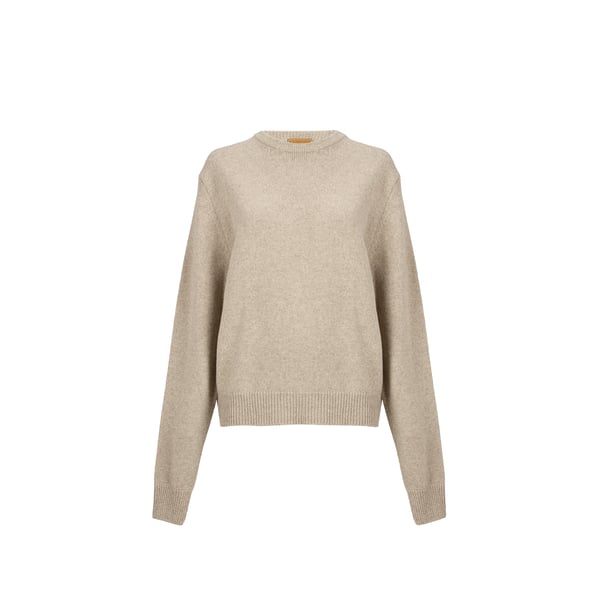 Pull ample col rond en laine Pull ample col rond en laine