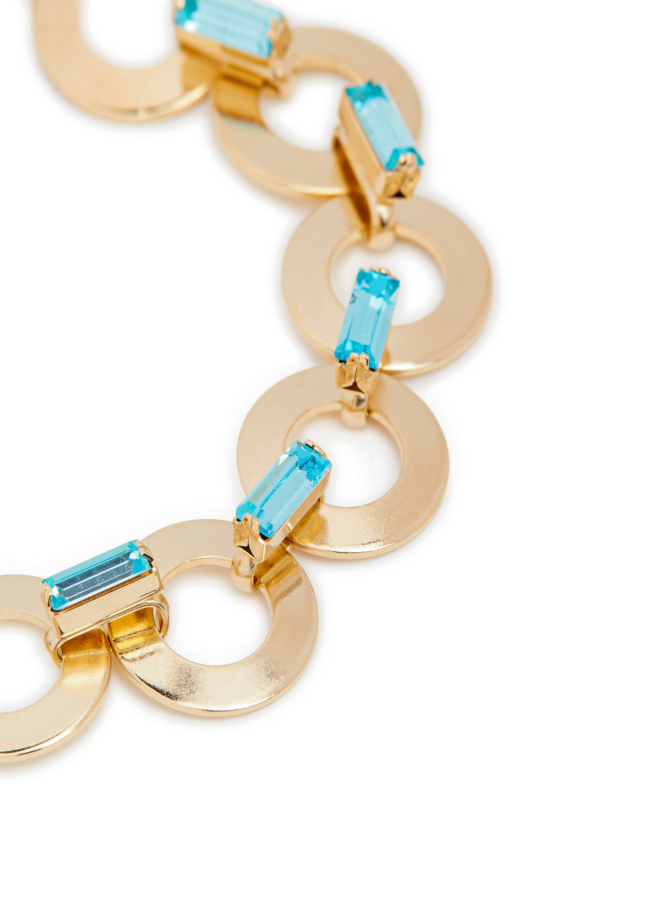 Bracelet Rondella en laiton et cristal