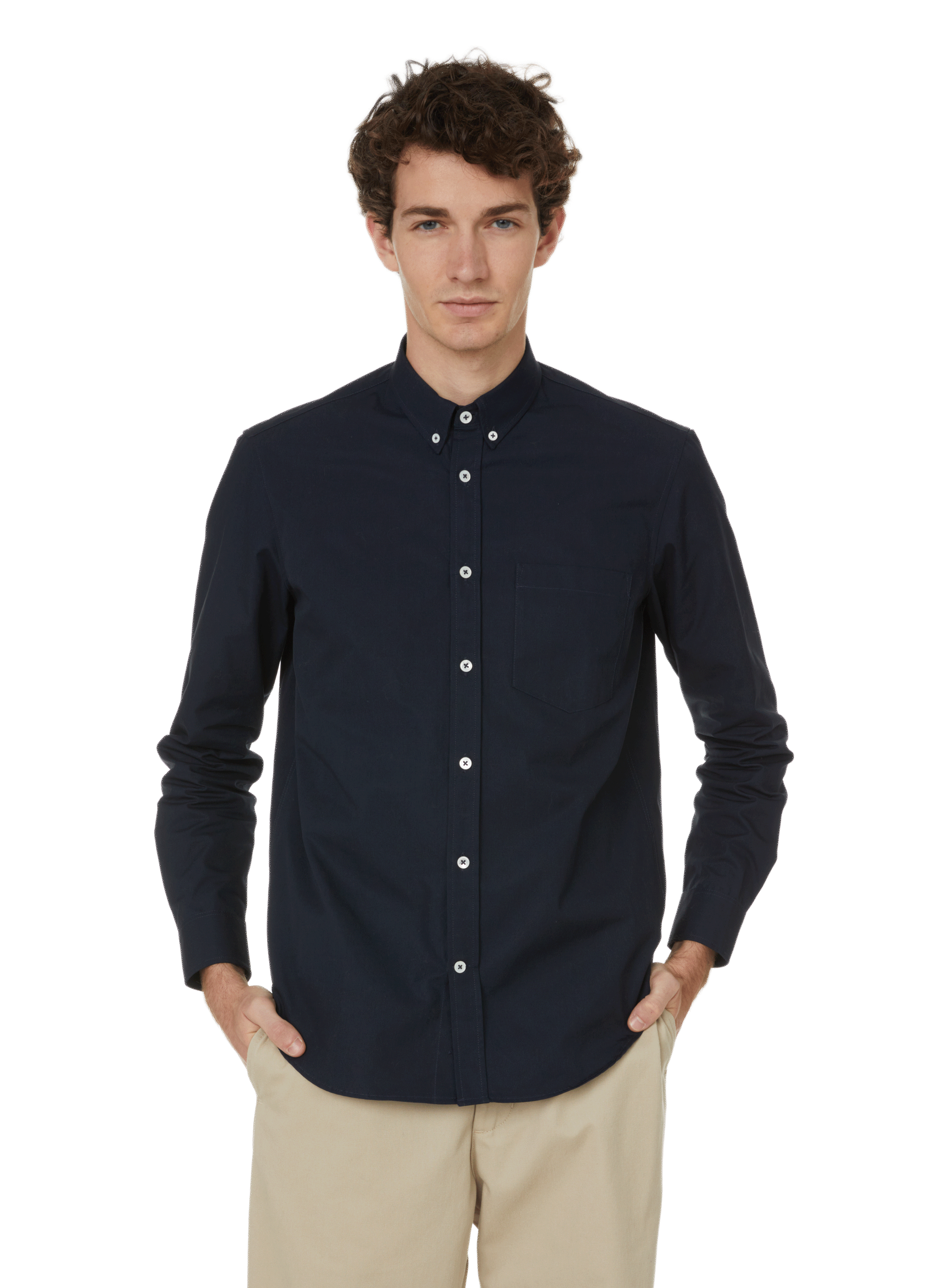 Printemps.com Homme Vêtements Chemises Manches courtes Chemise manches courtes en coton piqué 