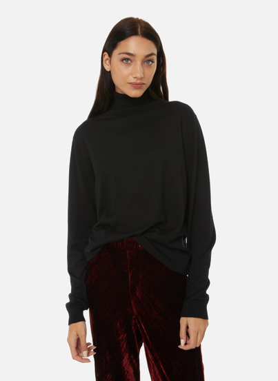 Roll-neck cashmere jumper CRUSH COLLECTION