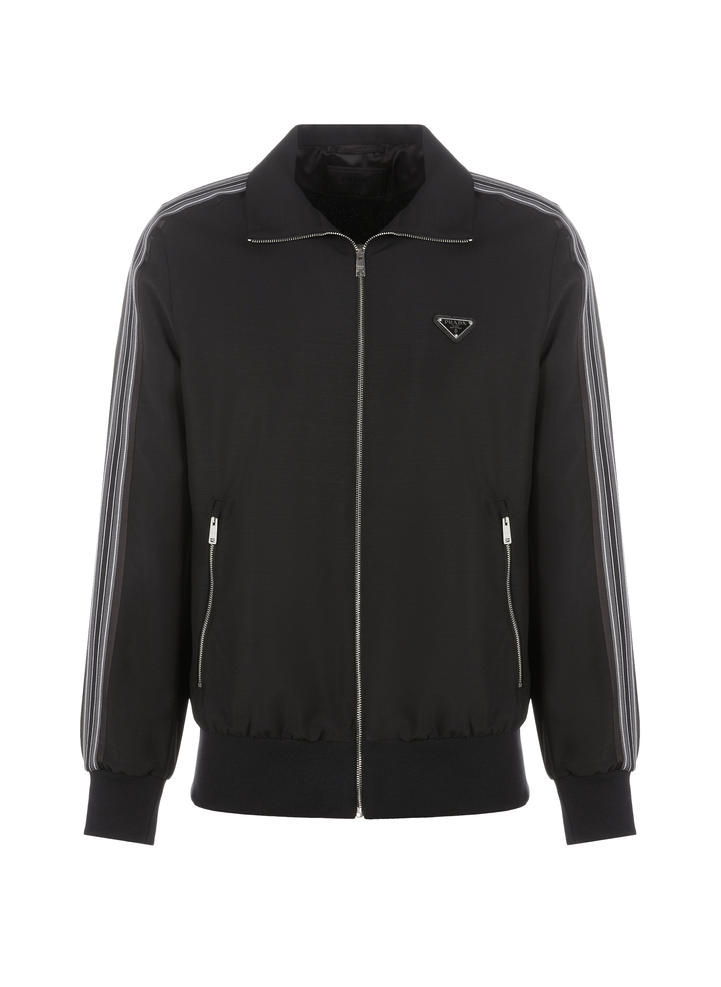 Veste sportswear en mohair et laine