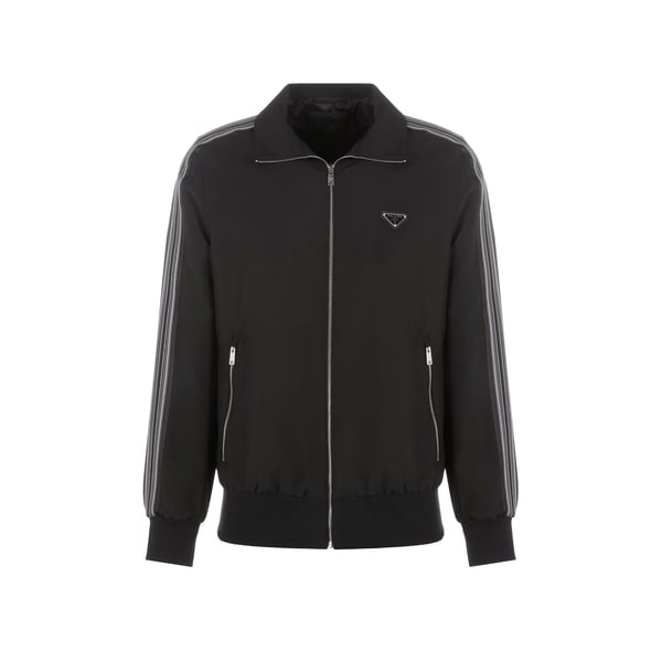 Veste sportswear en mohair et laine