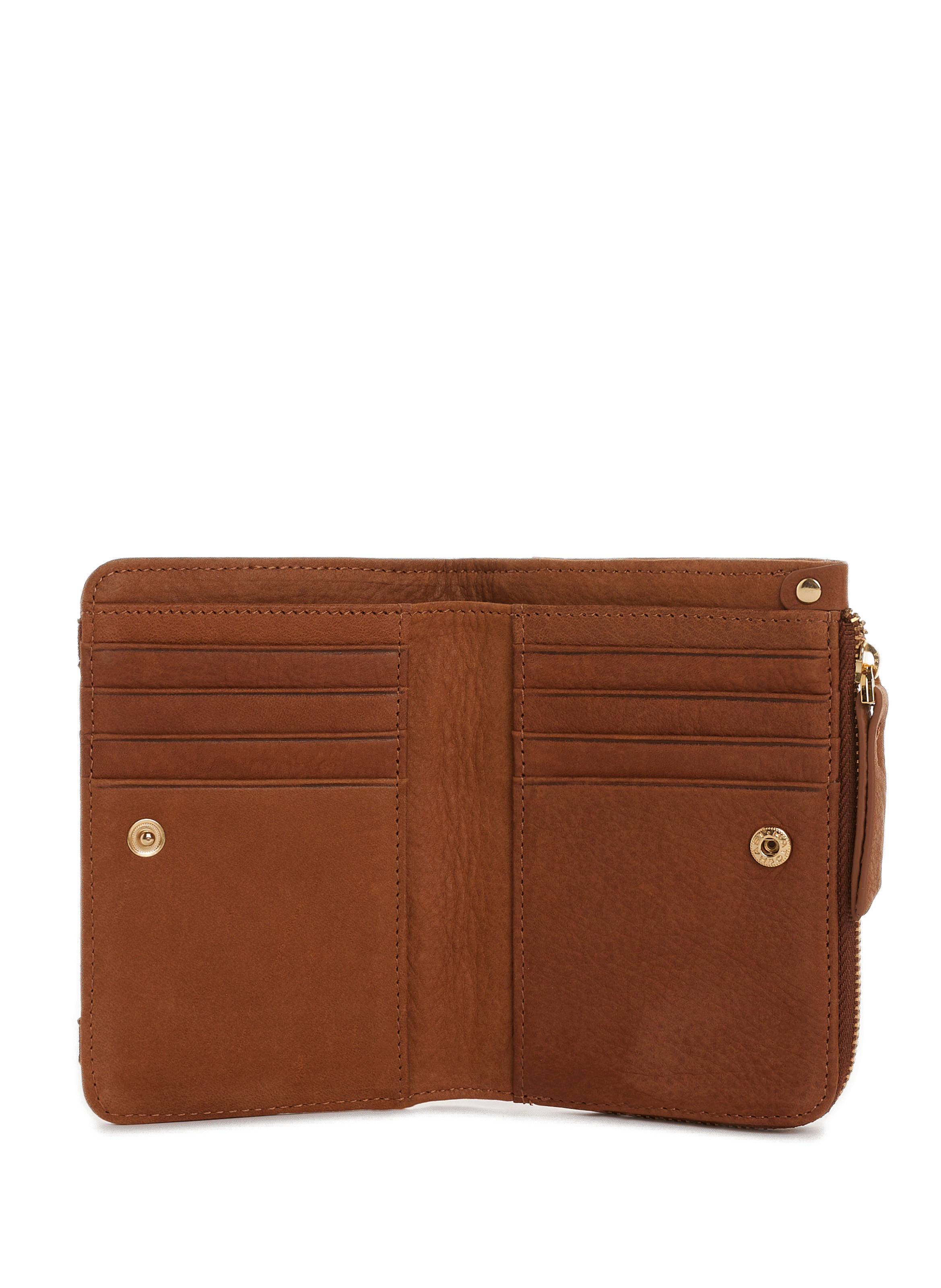 Portefeuille Roza en cuir NAT &amp; NIN Marron