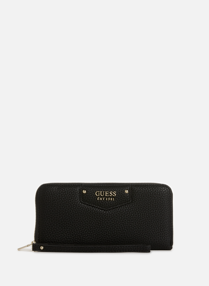 Grained-effect wallet GUESS