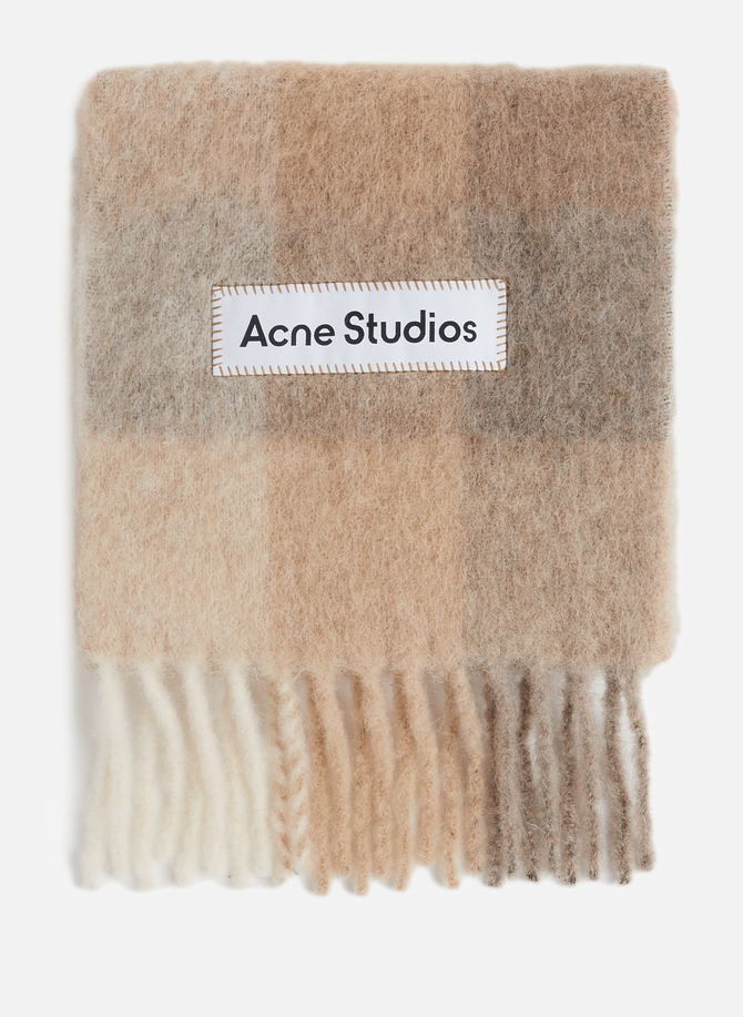 Check wool-blend scarf ACNE STUDIOS