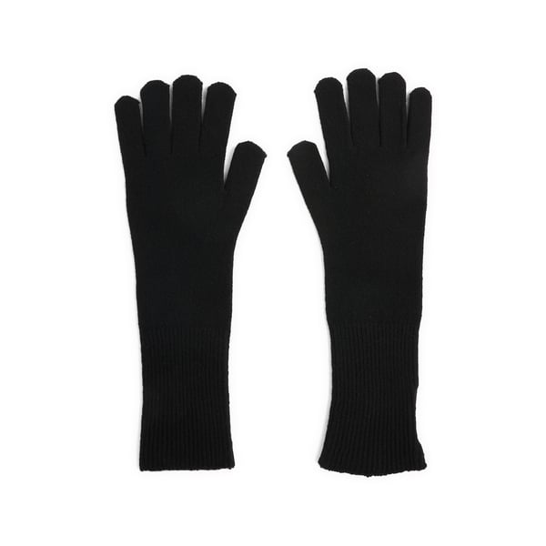Gants long en laine mélangé