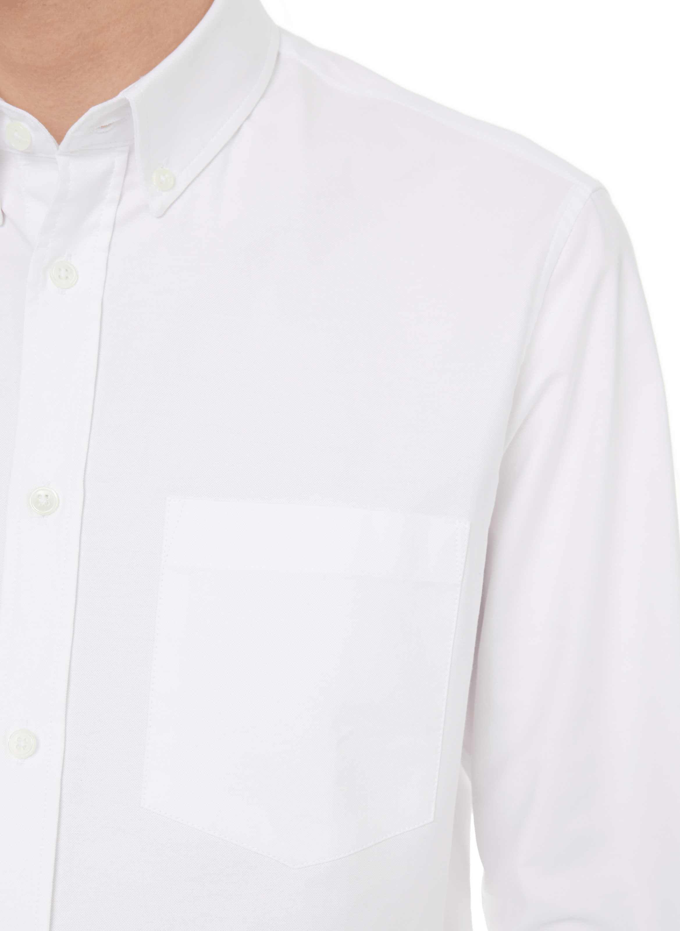 Long-sleeve cotton Shirt  EDITIONS 102 White