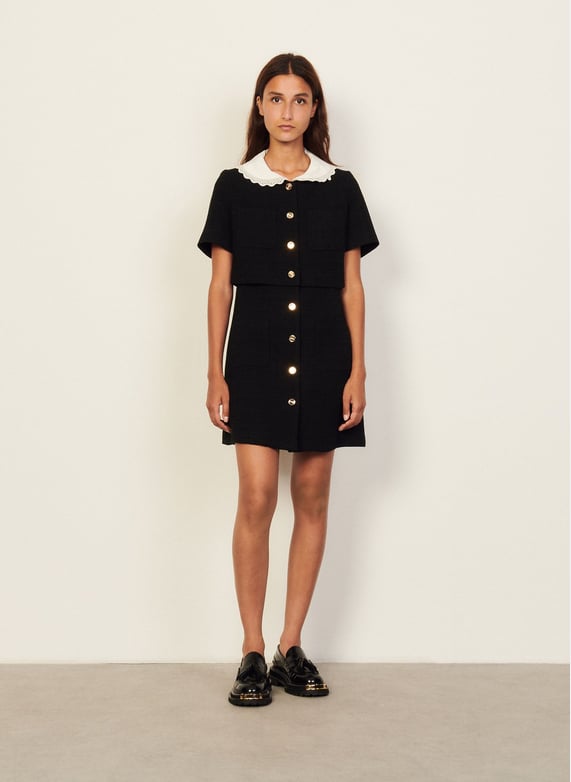Robe col claudine femme hotsell