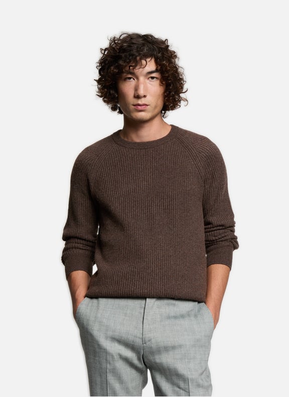 Crew-neck jumper Brown by DOCKERS DOCKERS Crew-neck jumper Brown