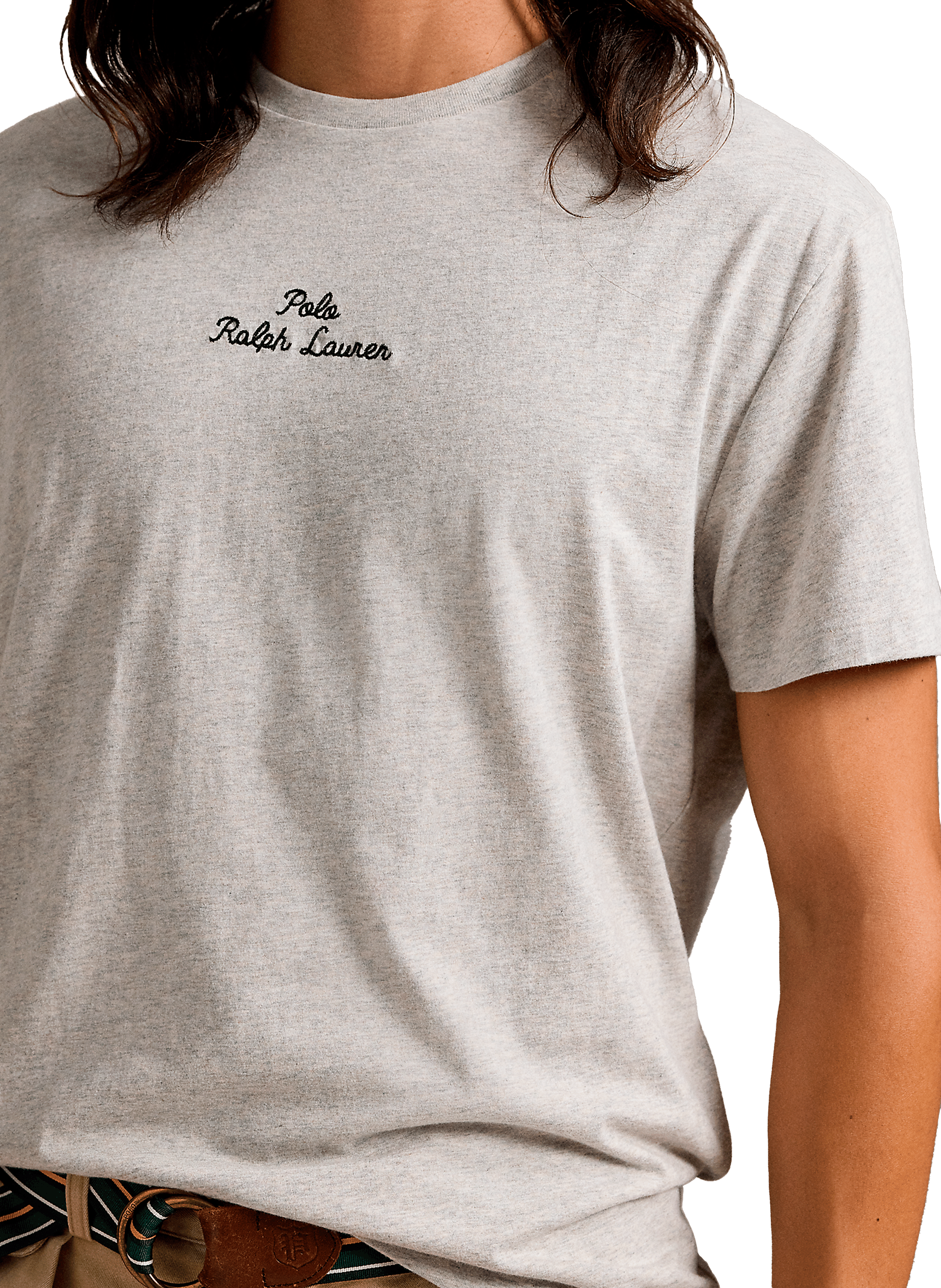T-shirt en coton POLO RALPH LAUREN Gris