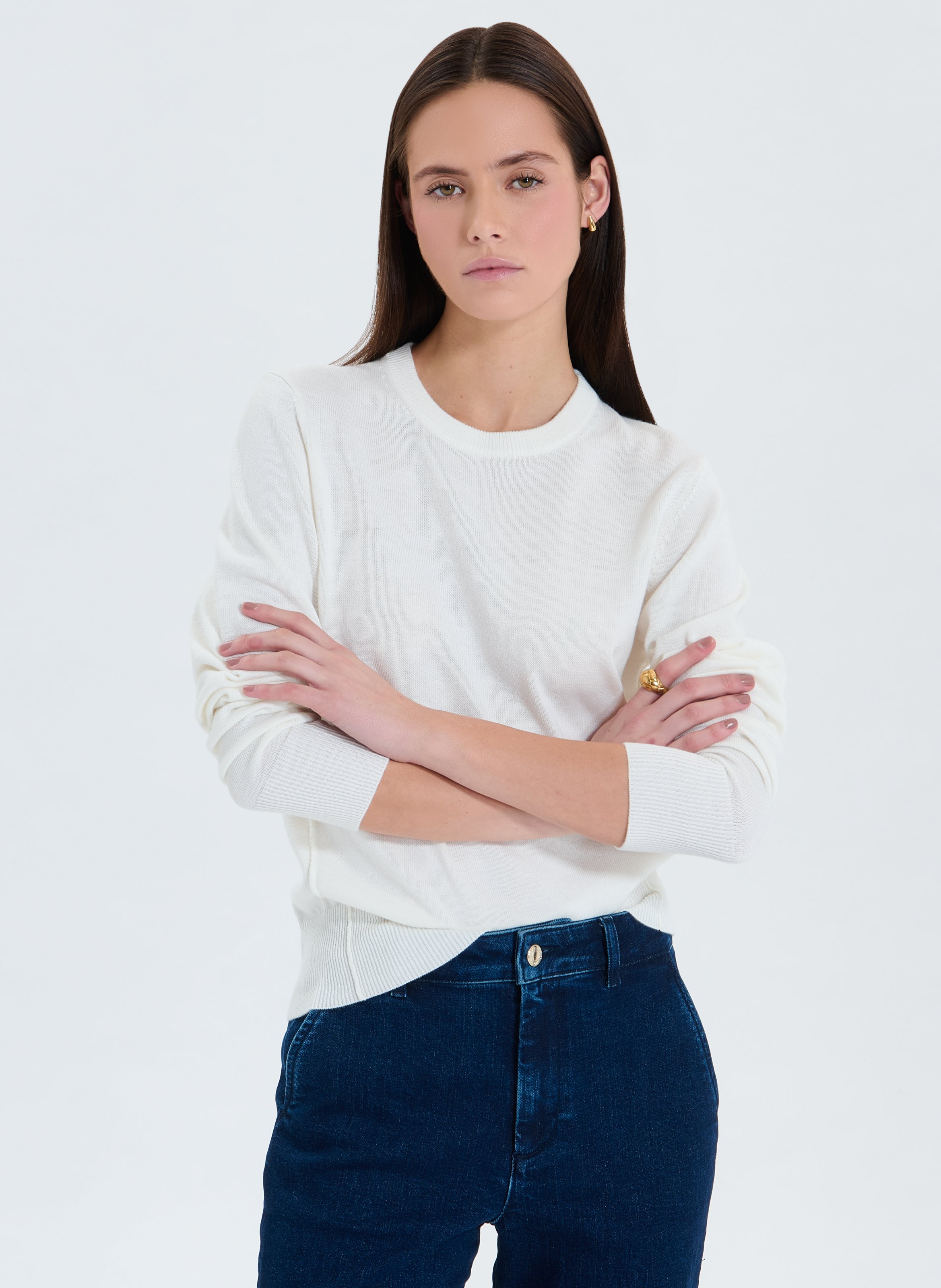 Pull  puccino ZAPA Blanc