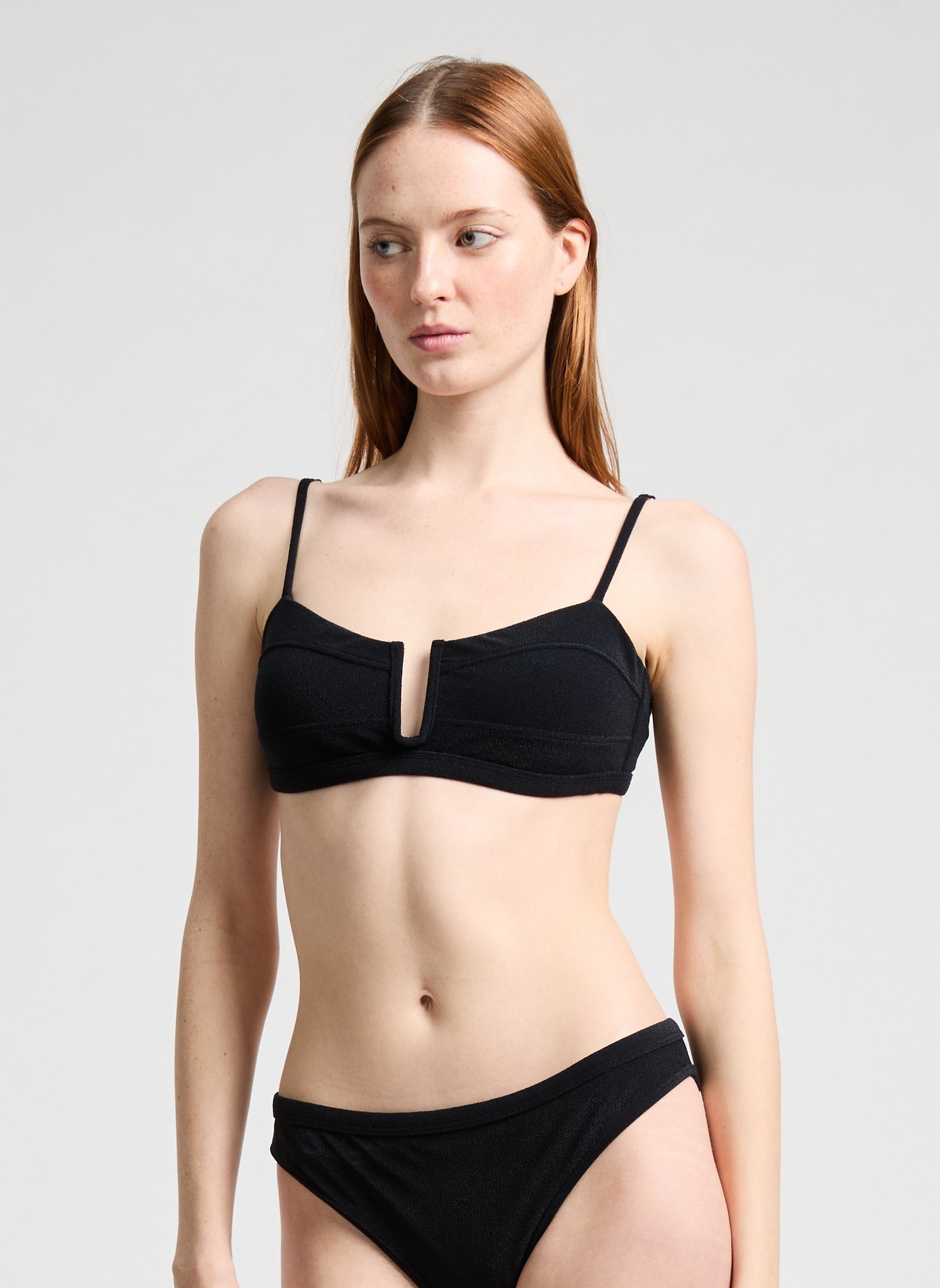 Haut de maillot de bain Brooke SAISON 1865 Noir