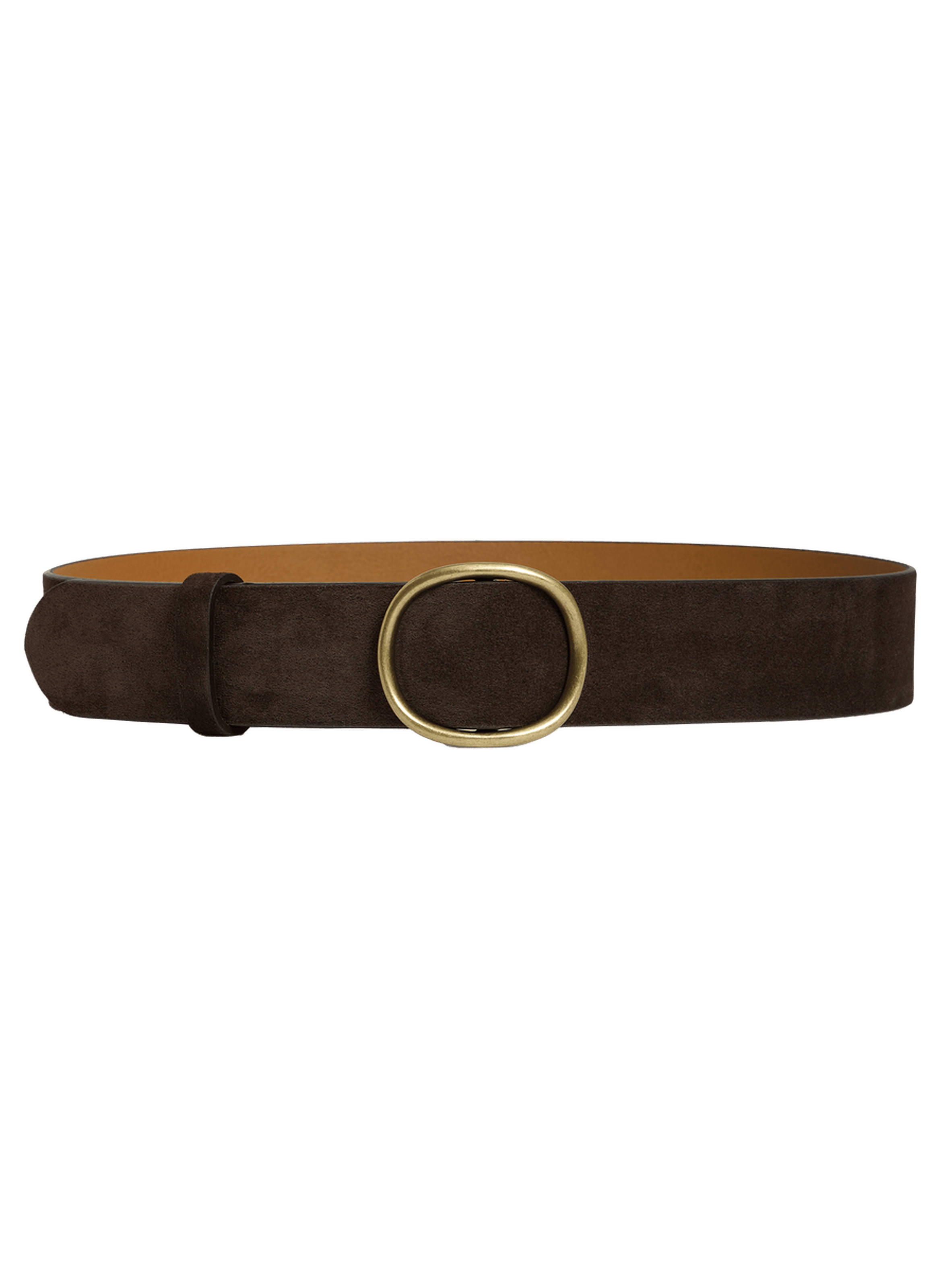 Ceinture en cuir velours - paloma GERARD DAREL Marron