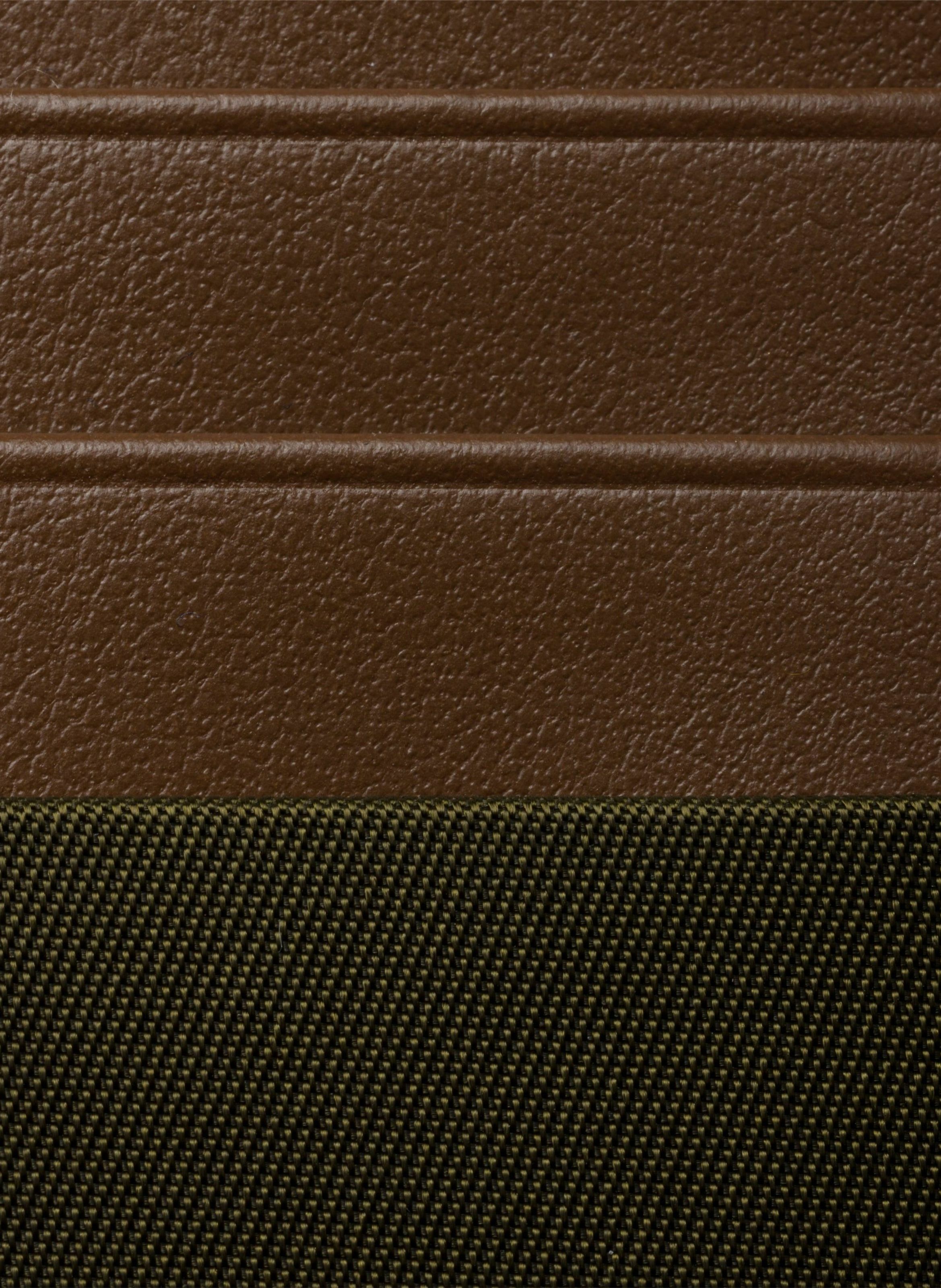 Porte-cartes en re-nylon et cuir PRADA Vert