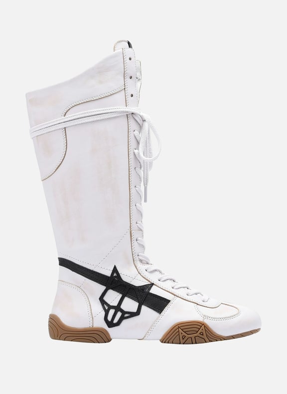 Bottes betsy Blanc by NAKED WOLFE NAKED WOLFE Bottes betsy Blanc
