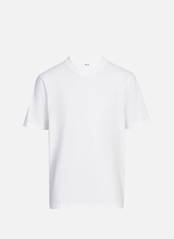 Straight-fit cotton T-shirt White by NN.07 NN.07 Straight-fit cotton T-shirt White
