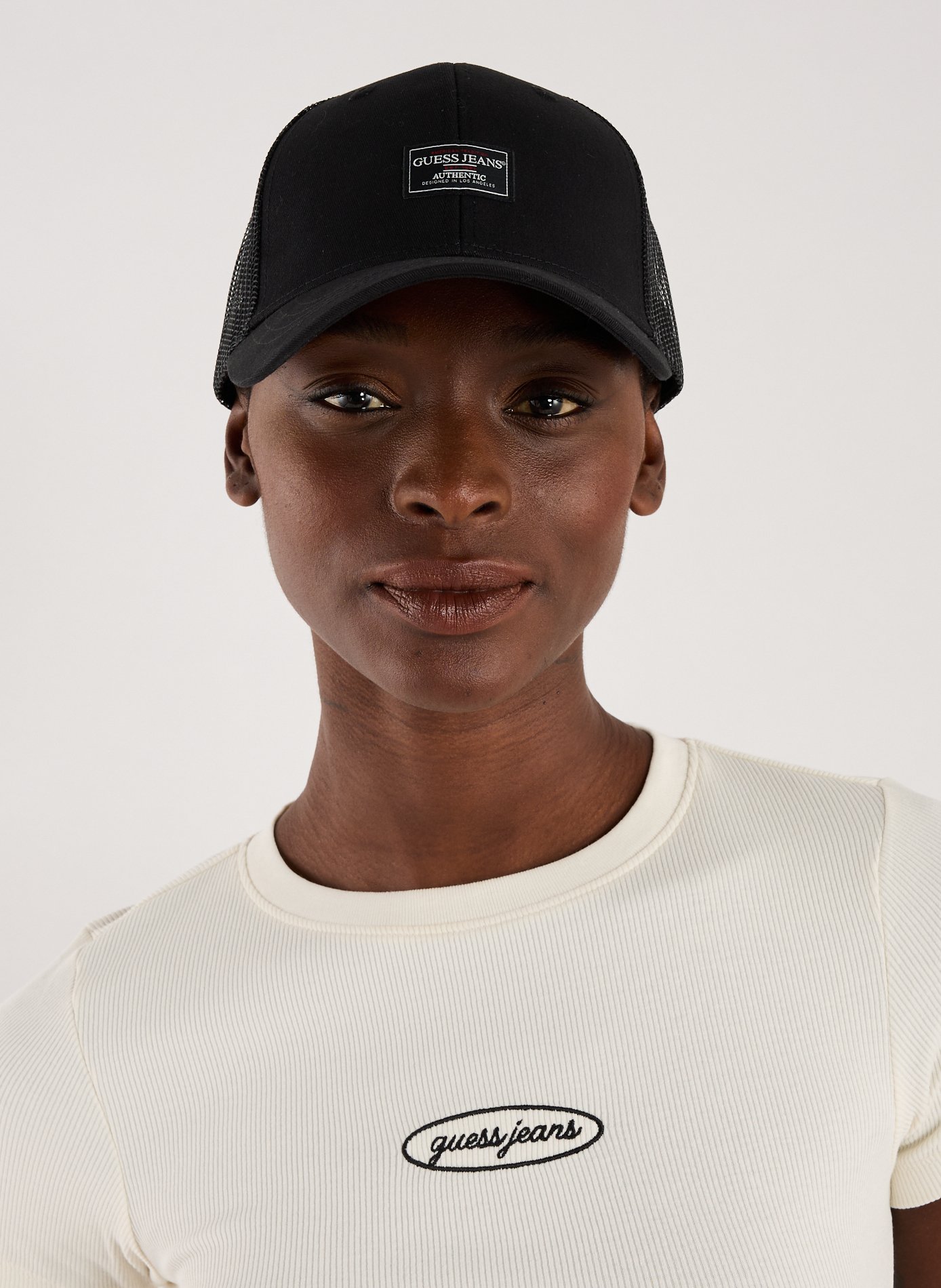 Casquette en coton  GUESS Noir