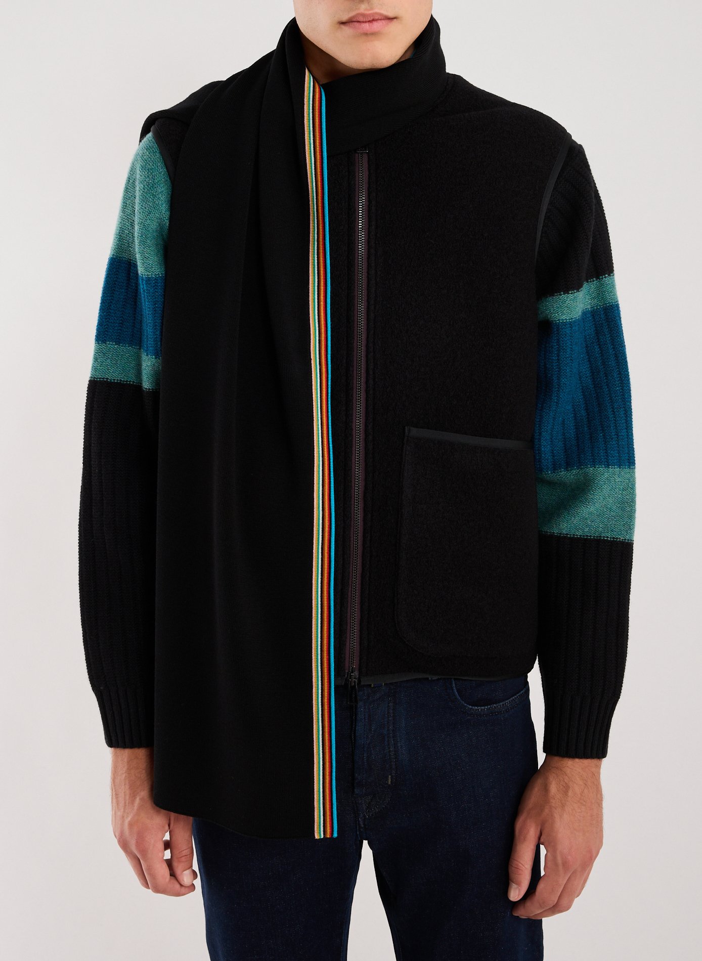 Echarpe en cachemire  PAUL SMITH Noir