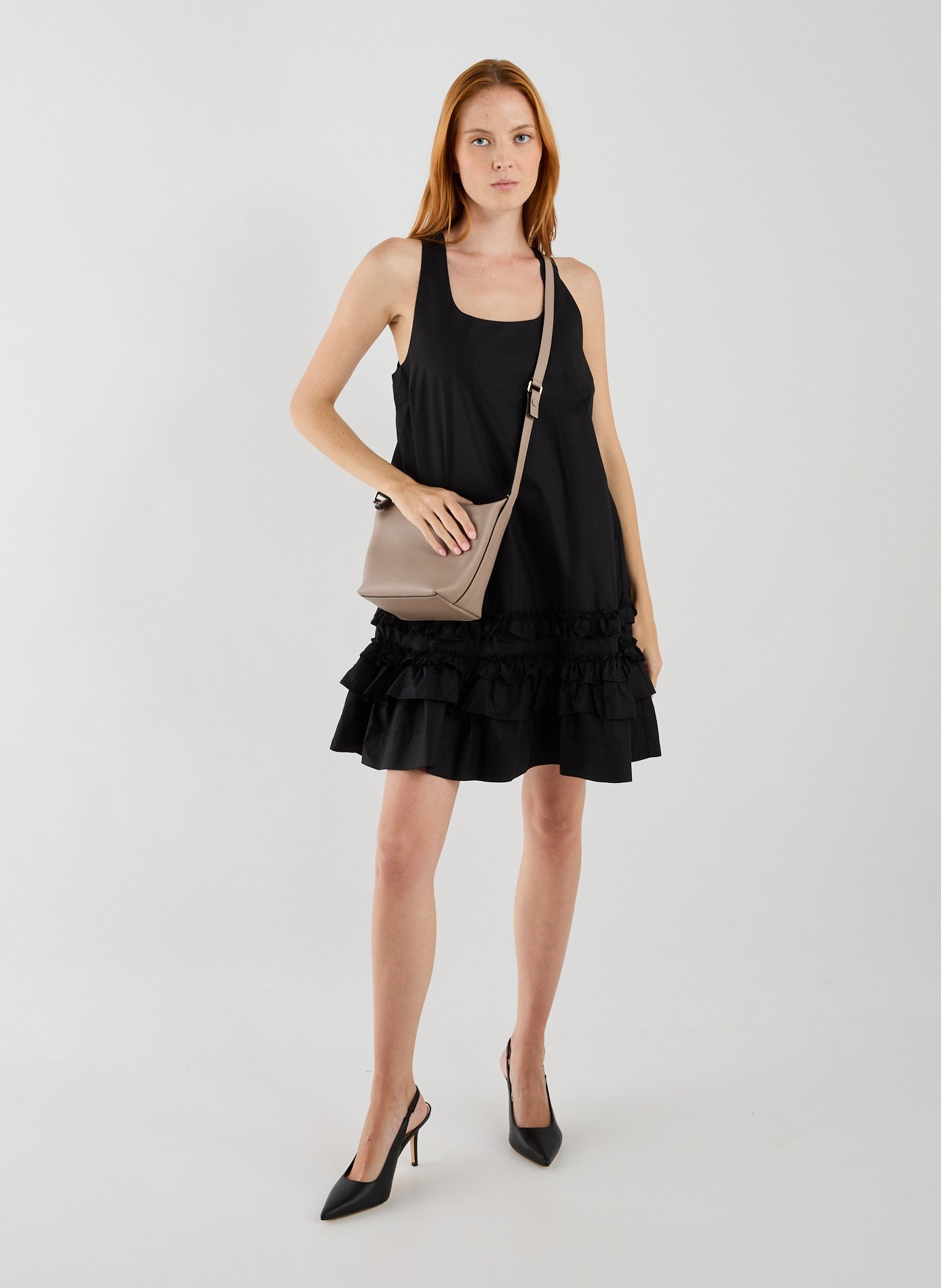 VALEXTRA Mini Mochi Handbag Brown