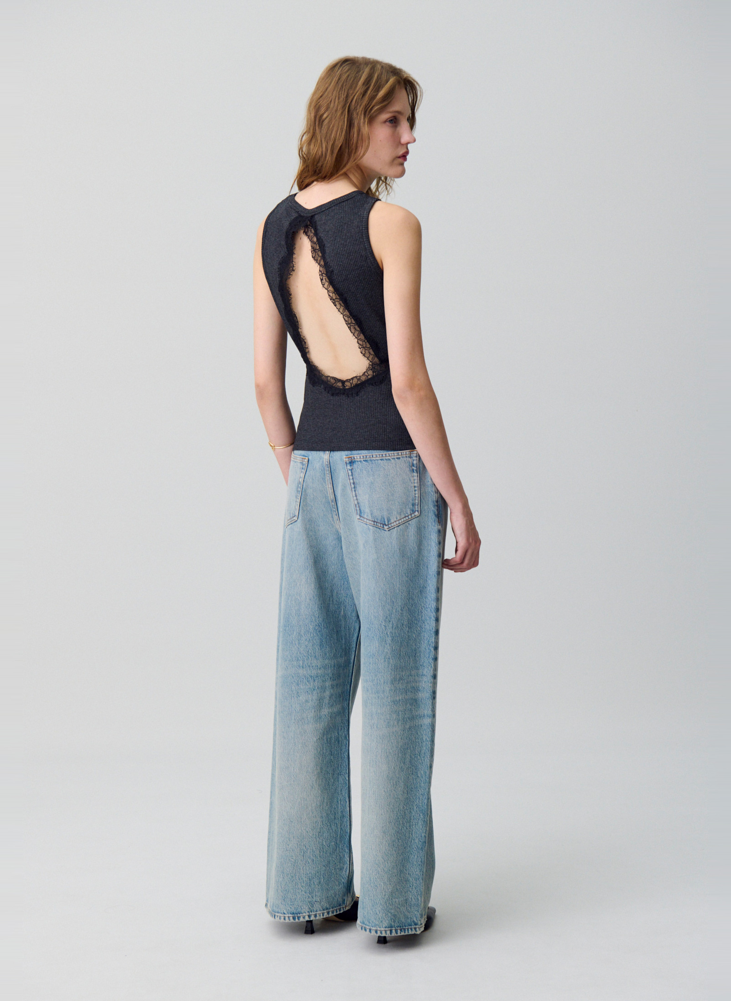 Tee-shirt col rond tracy Noir