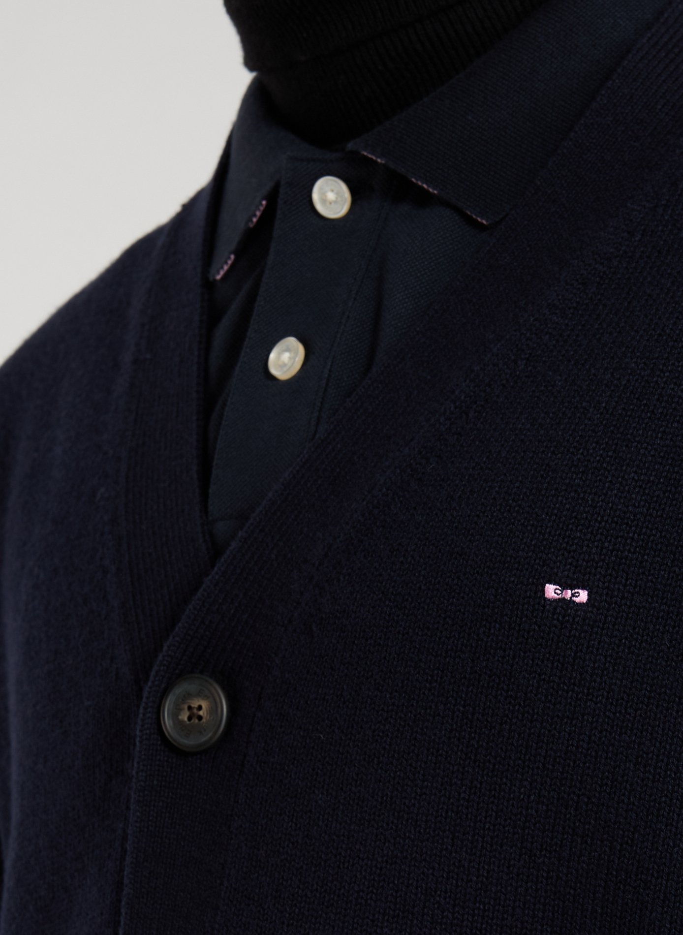 Cropped cardigan EDEN PARK Blue