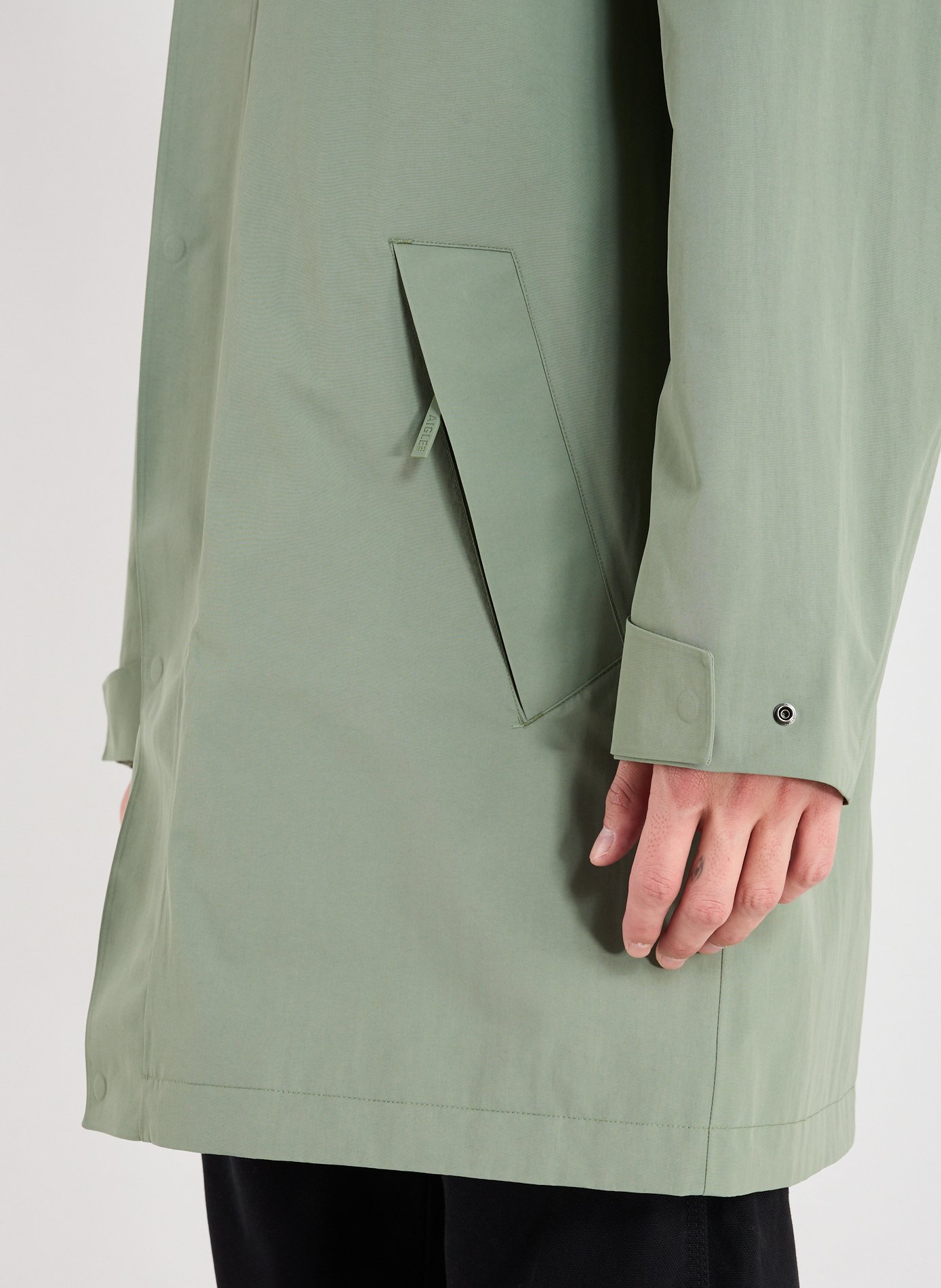 Long cut parka AIGLE Green