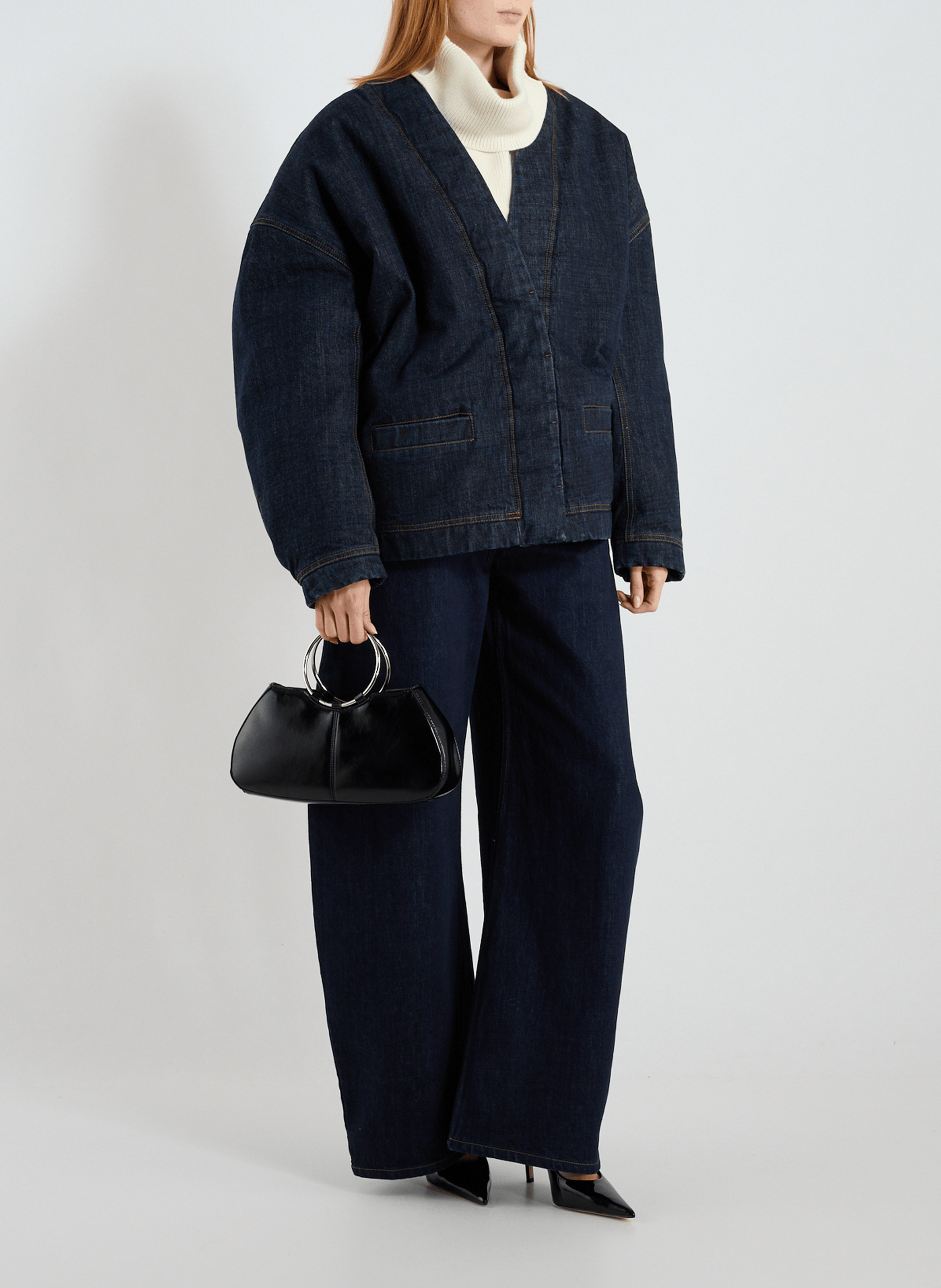 Plain handbag TOPSHOP Black