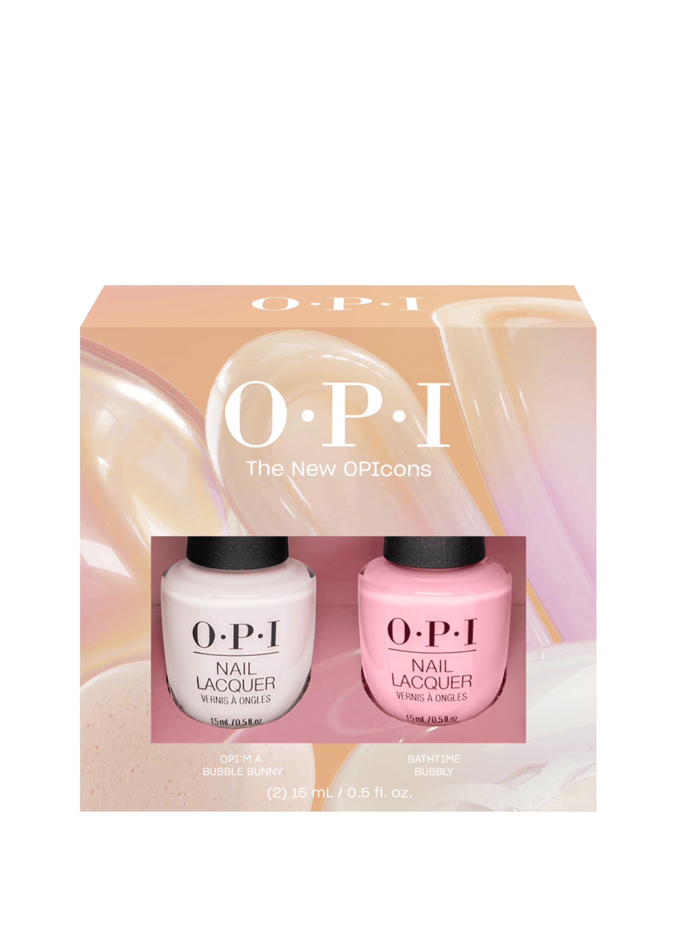 Nail polish set - 2 nail polishes OPI No color