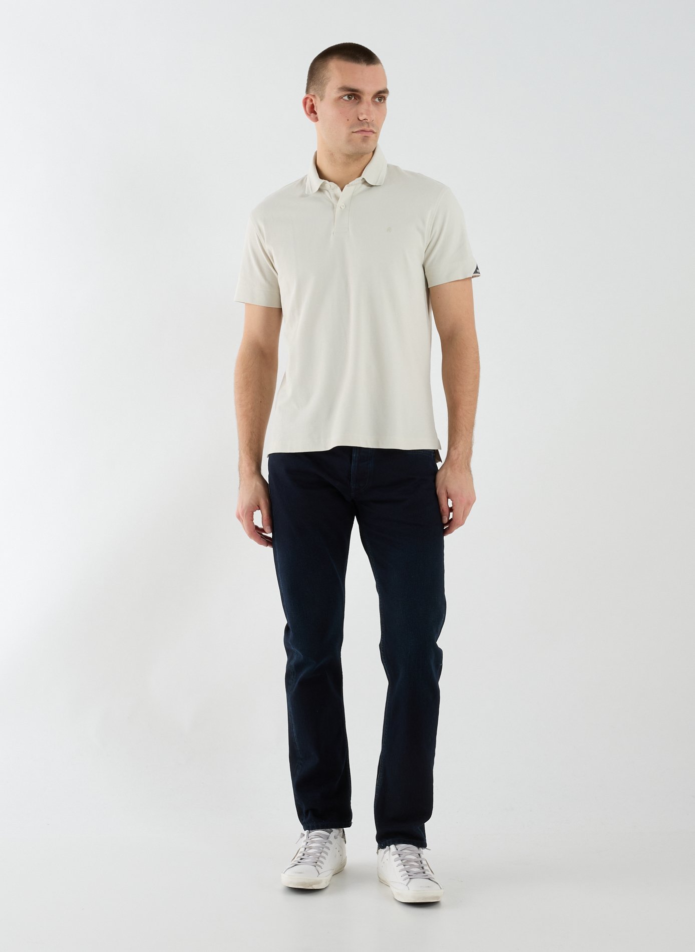 Cotton slim-fit jeans REPLAY Blue