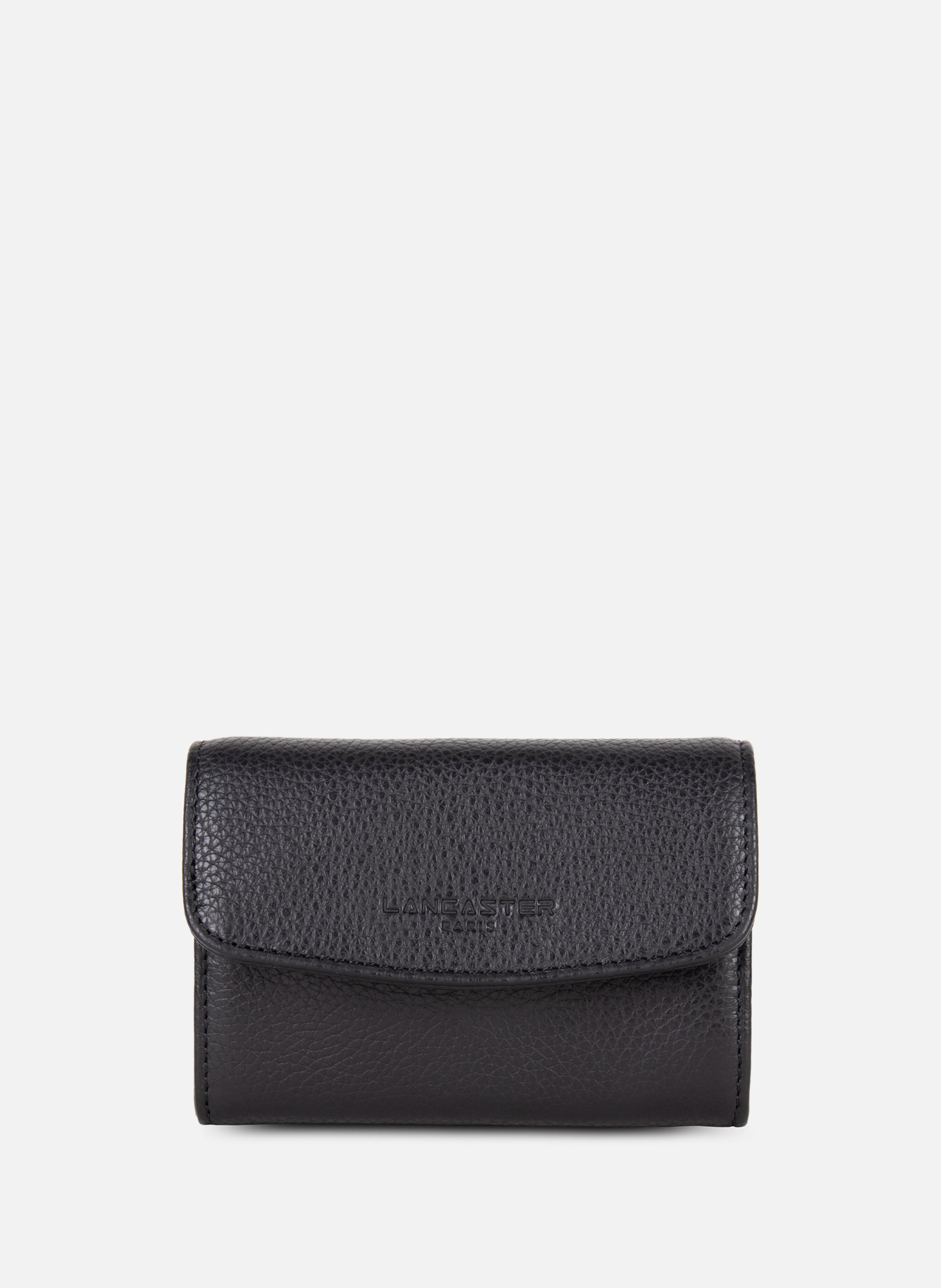 Portefeuille - foulonné pm LANCASTER Noir