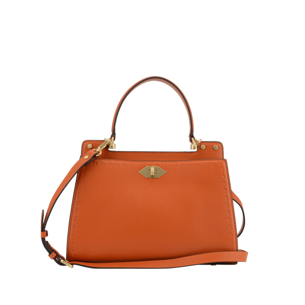 Trianon - sac à main POURCHET Orange