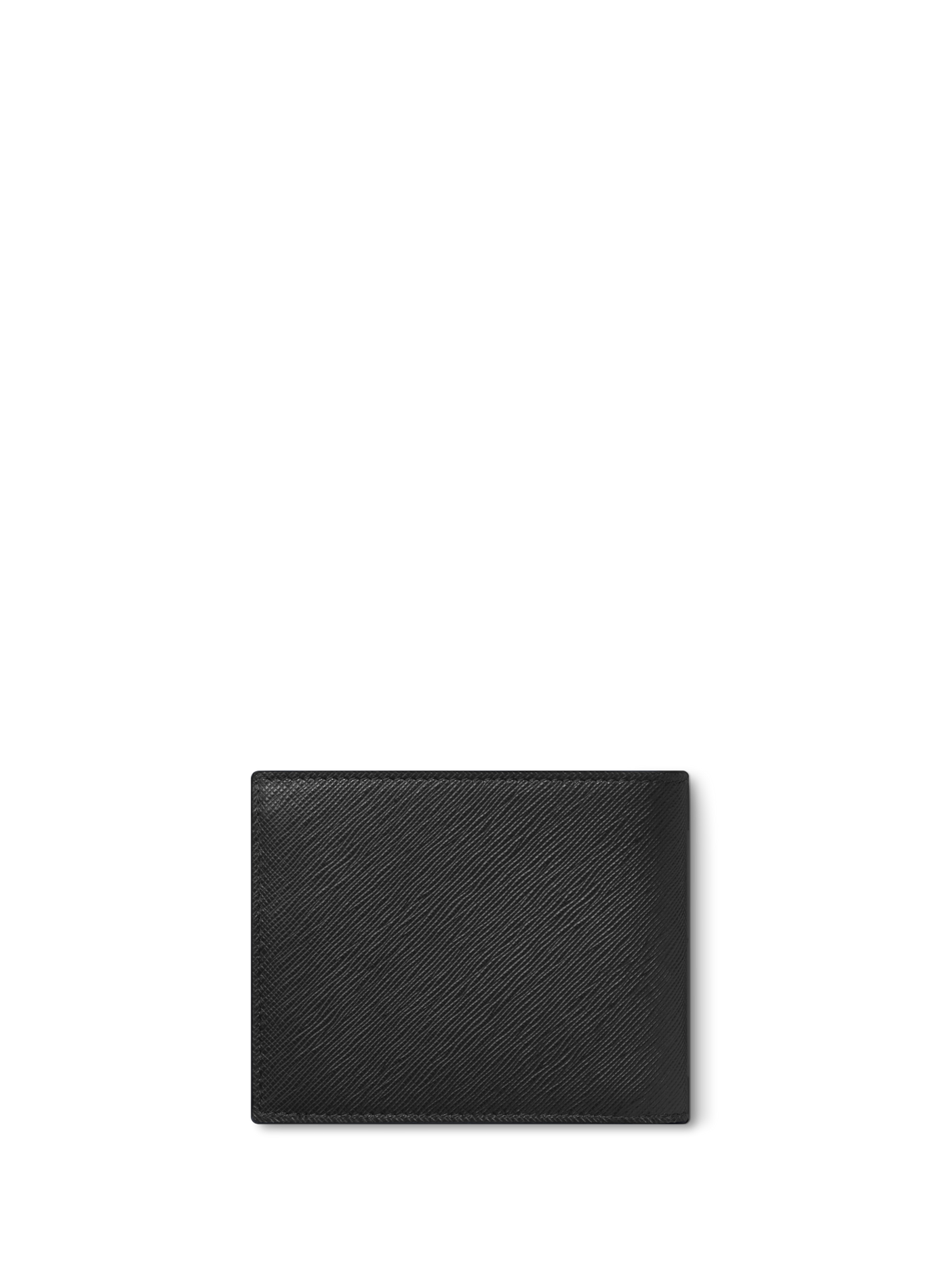 Textured leather wallet MONTBLANC Black