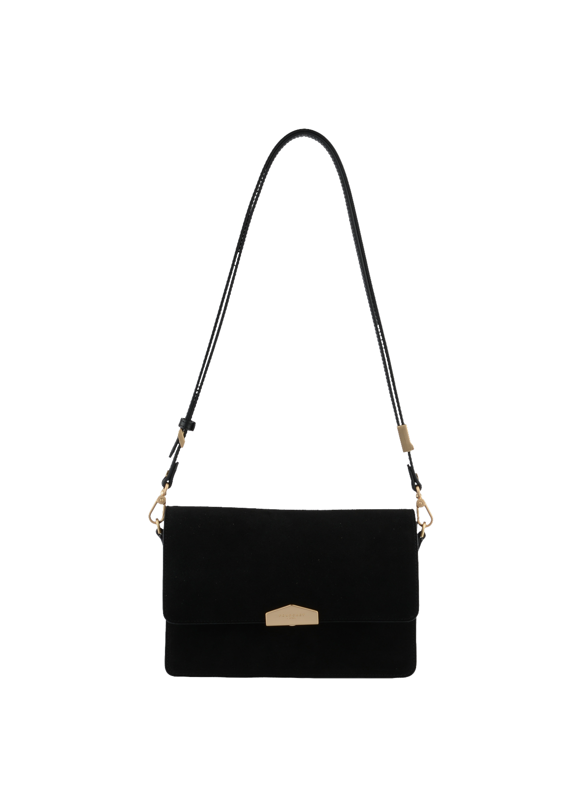 Anjou daim | porté épaule mm  Noir